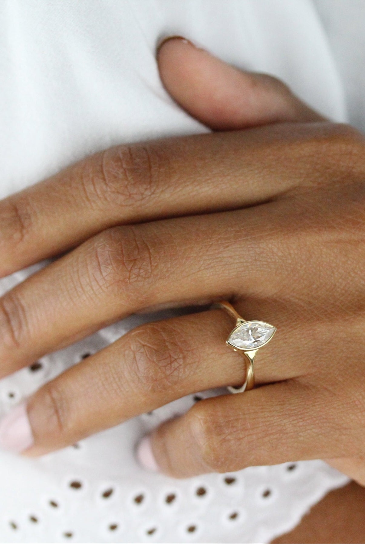 Marquise Solitaire Ring