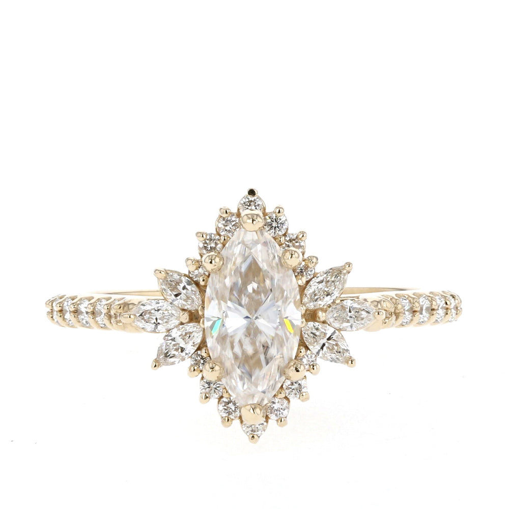 Moissanite eternity pendant