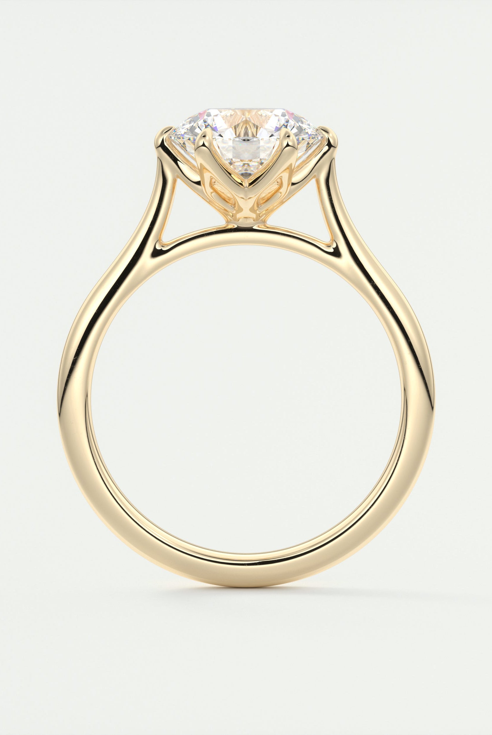 Luxury Moissanite Engagement Ring