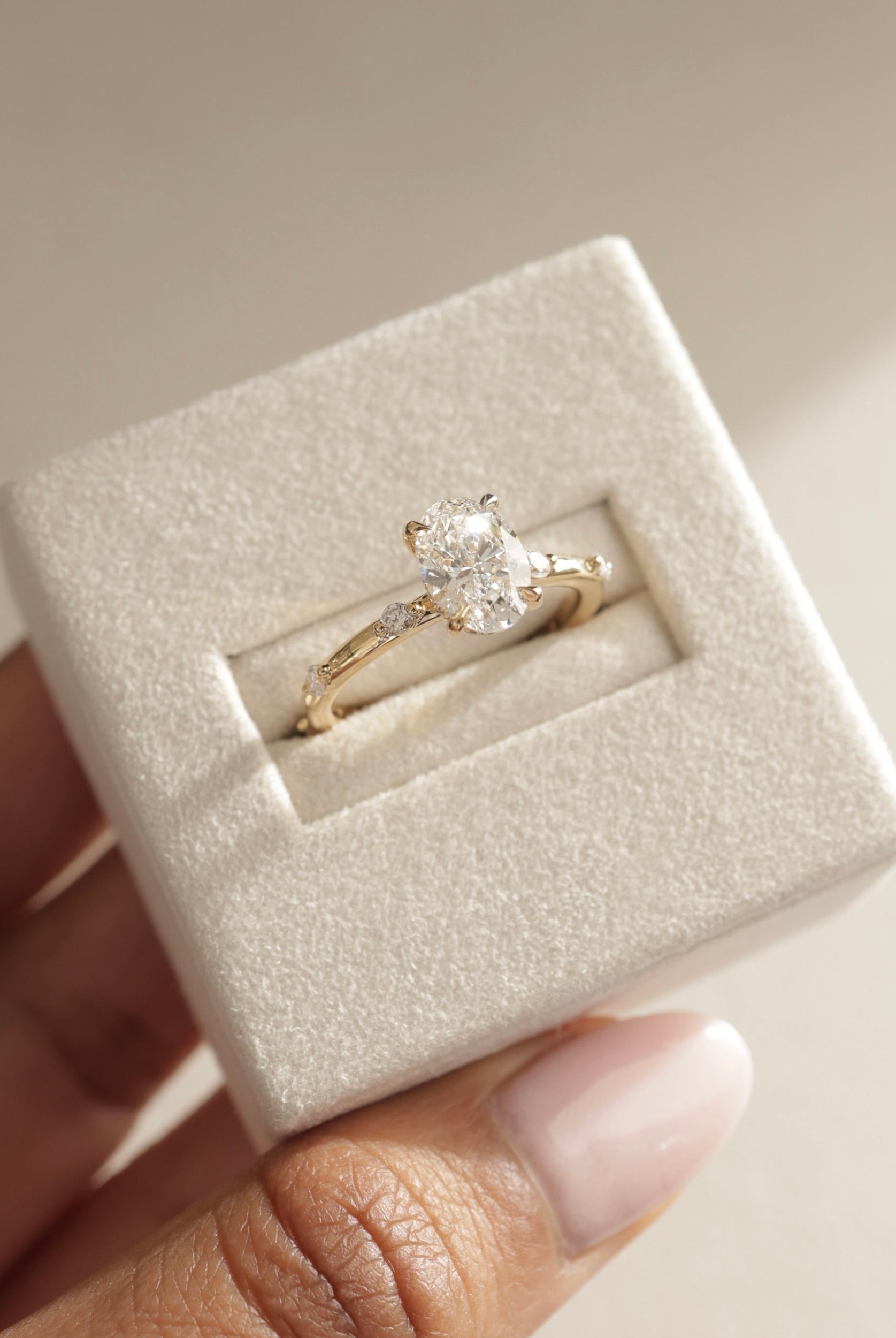 Luxury Moissanite Engagement Ring