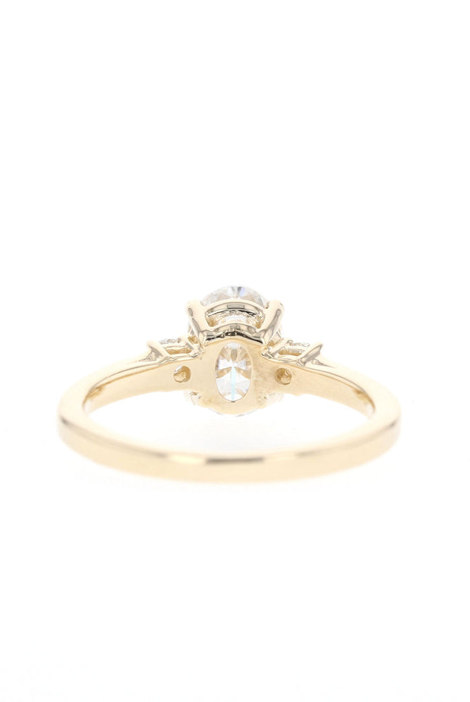 Oval Bridal Moissanite Ring