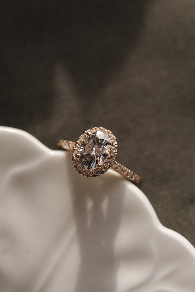 Affordable Oval Engagement Ring