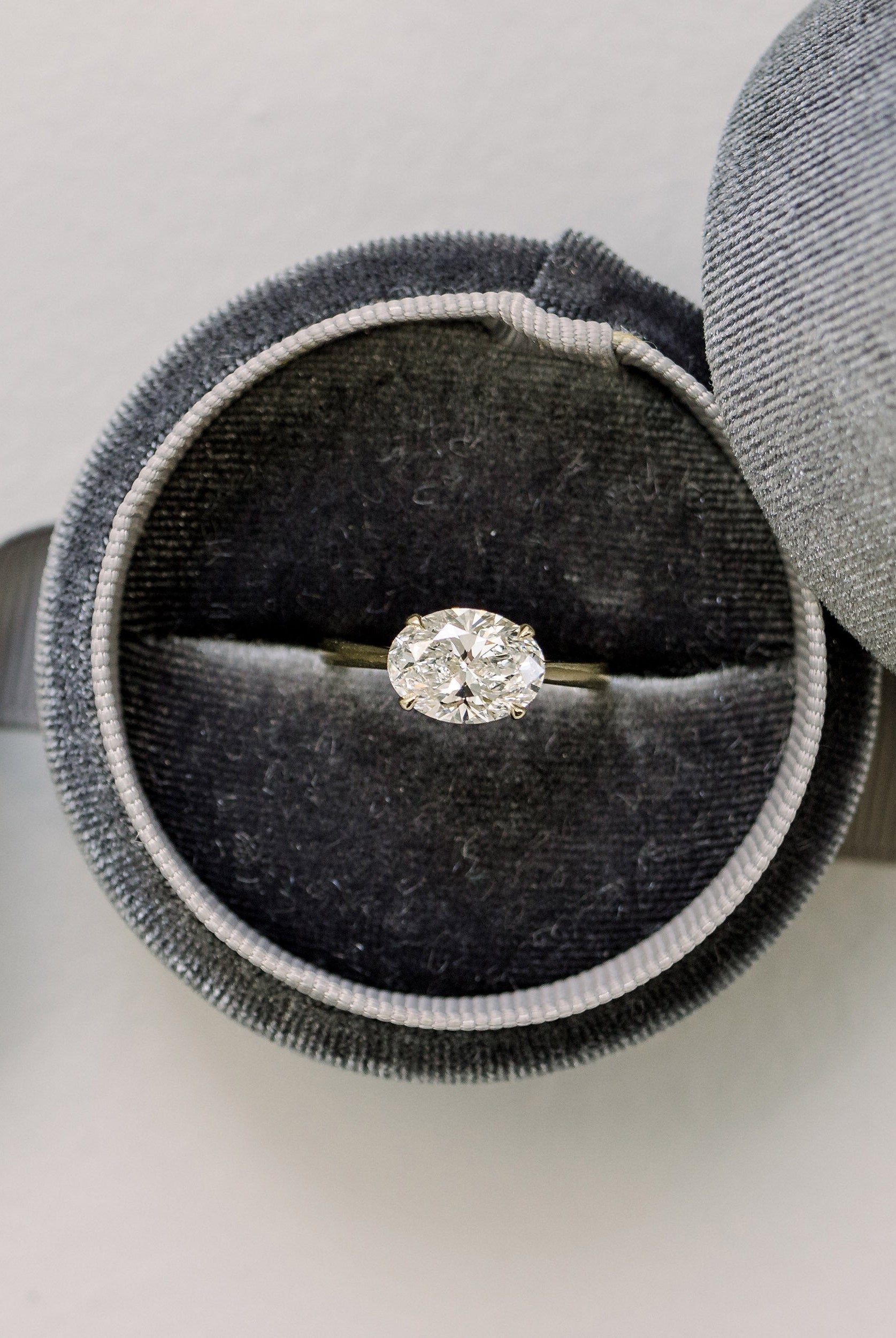 East West Solitaire Ring