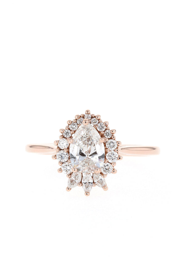 Luxury Pear Engagement Ring