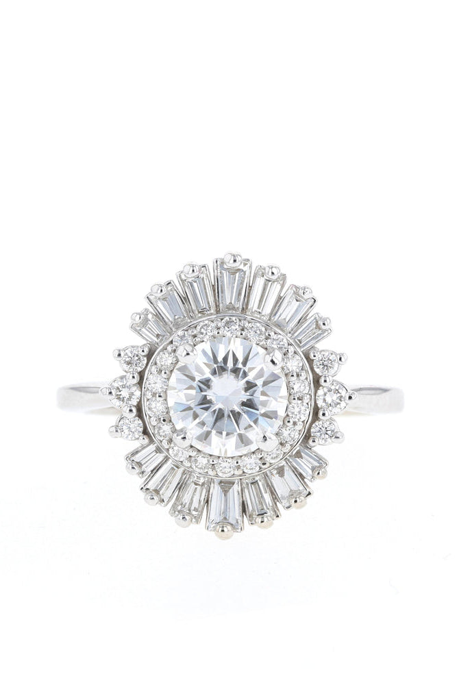 Affordable Moissanite Engagement Ring