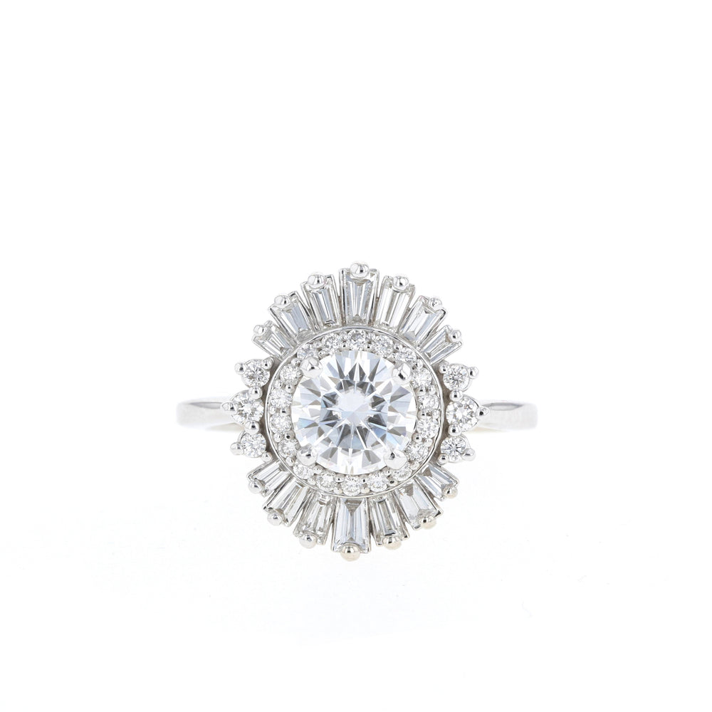 Affordable Moissanite Engagement Ring