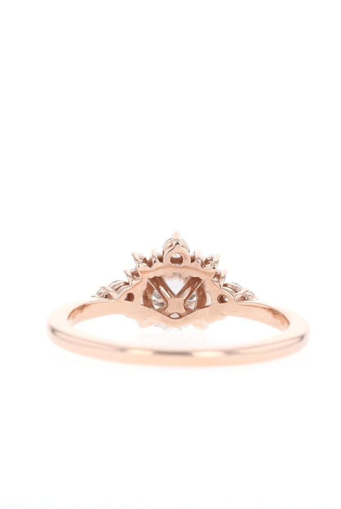 Solid Gold Engagement Ring