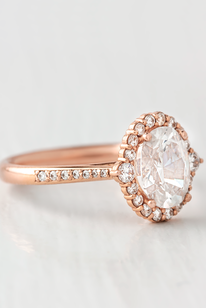 Halo Engagement Ring
