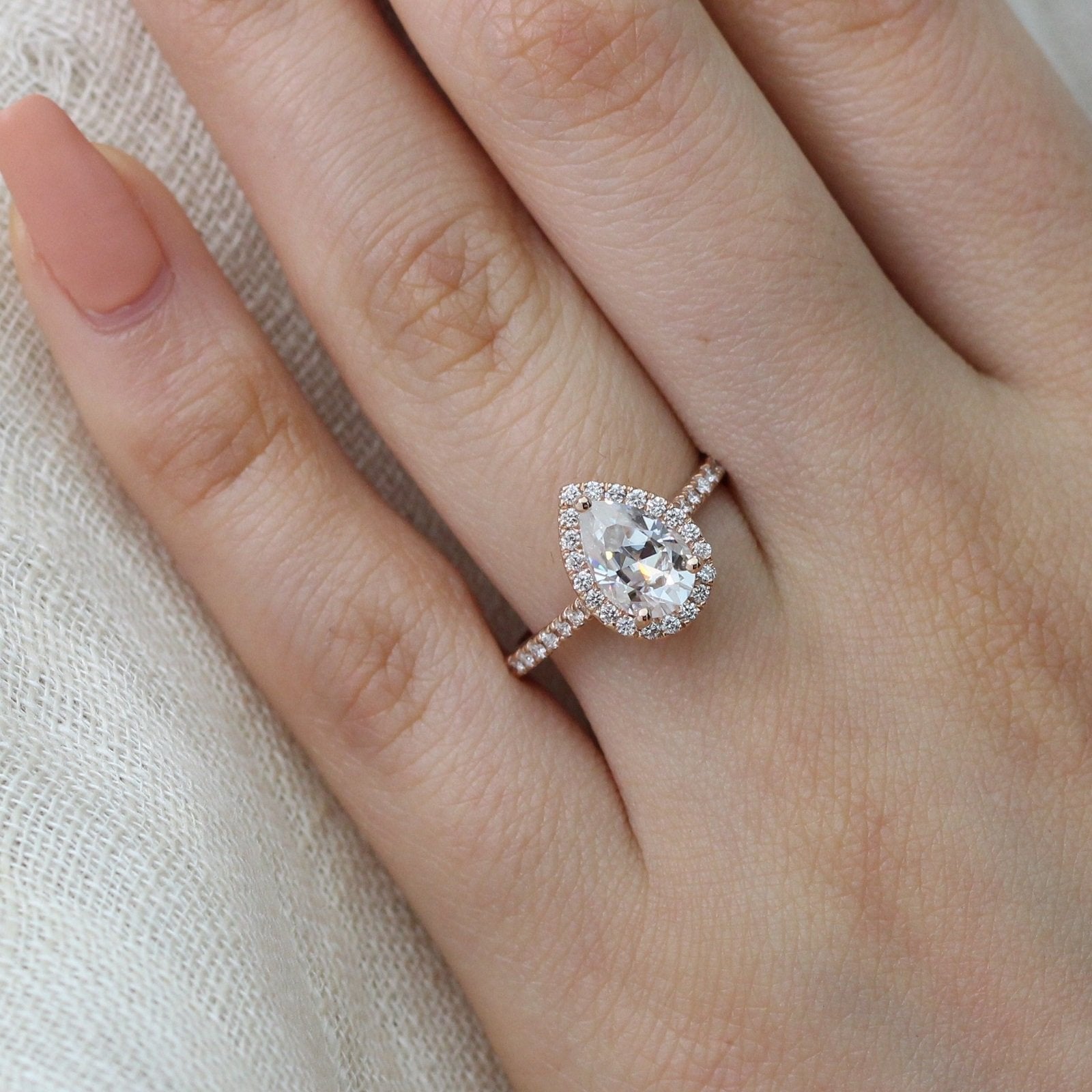 Halo Diamond Ring