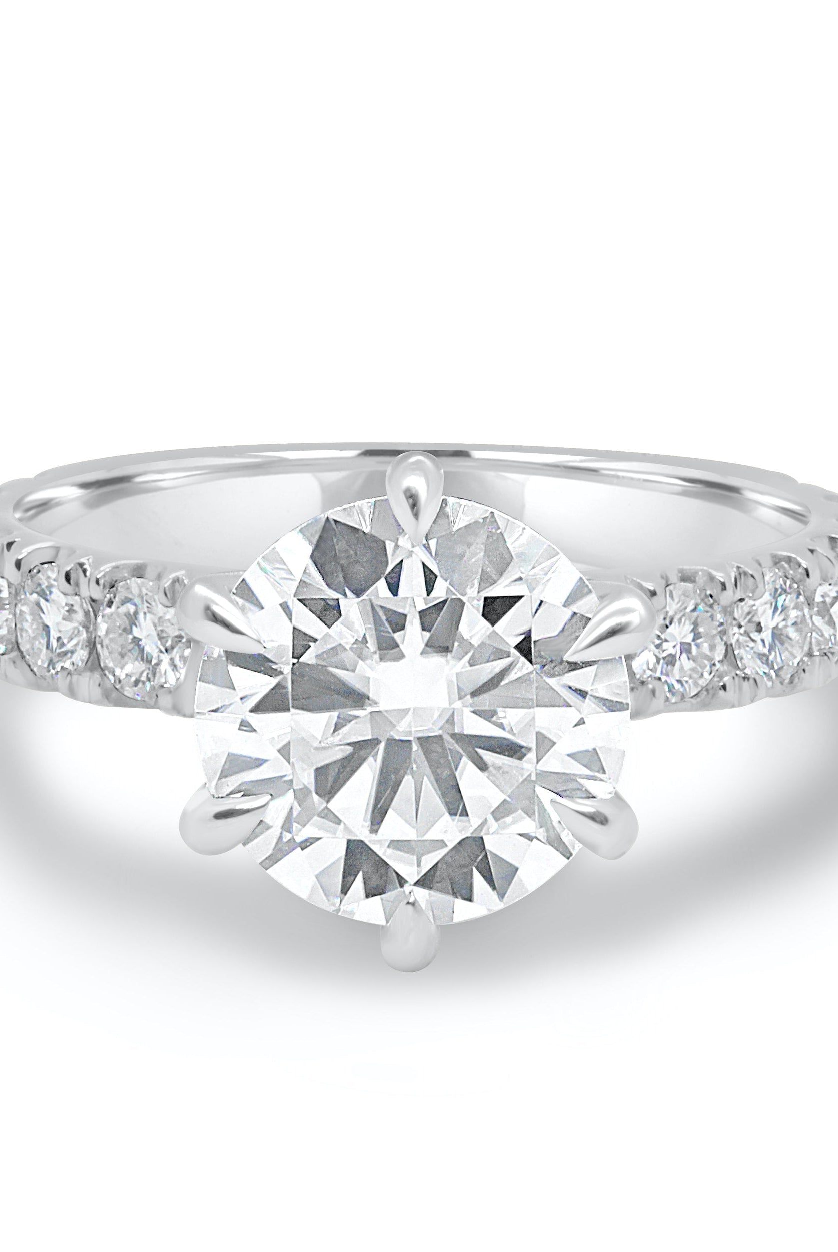 Moissanite Engagement Ring for Her