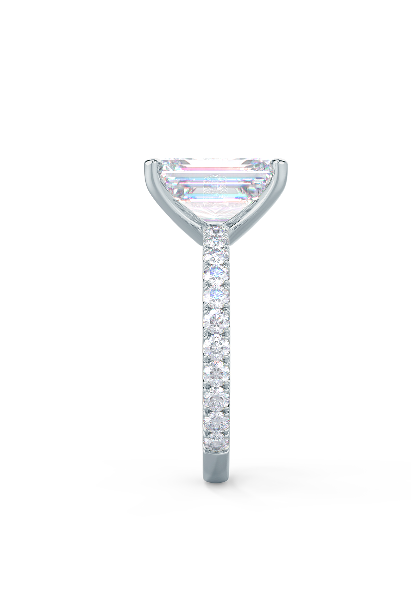Classic Pave Moissanite Ring