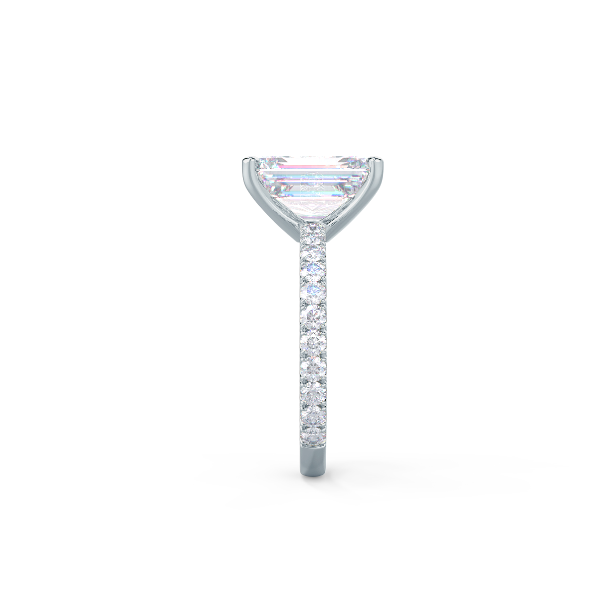 Classic Pave Moissanite Ring