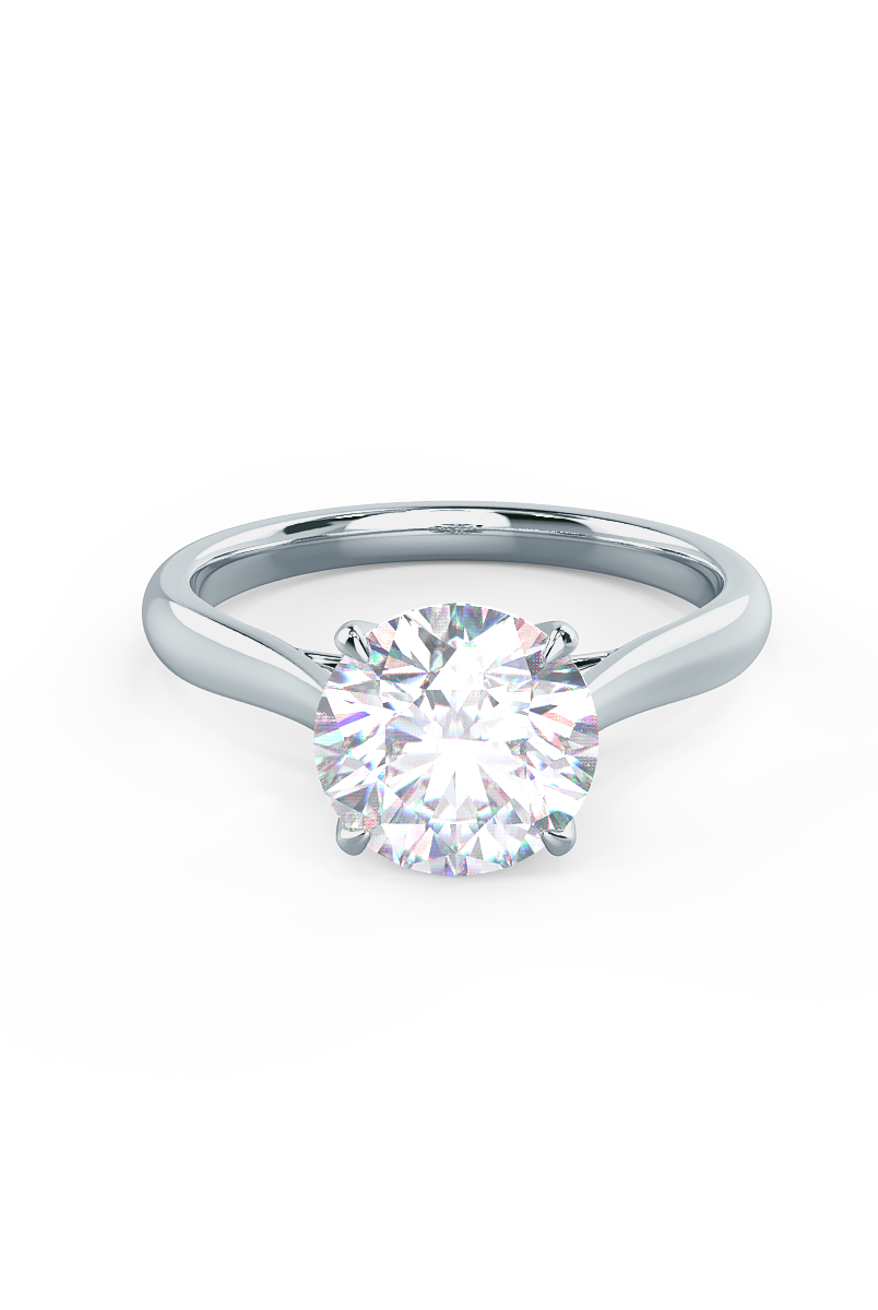 Moissanite Diamond Engagement Ring
