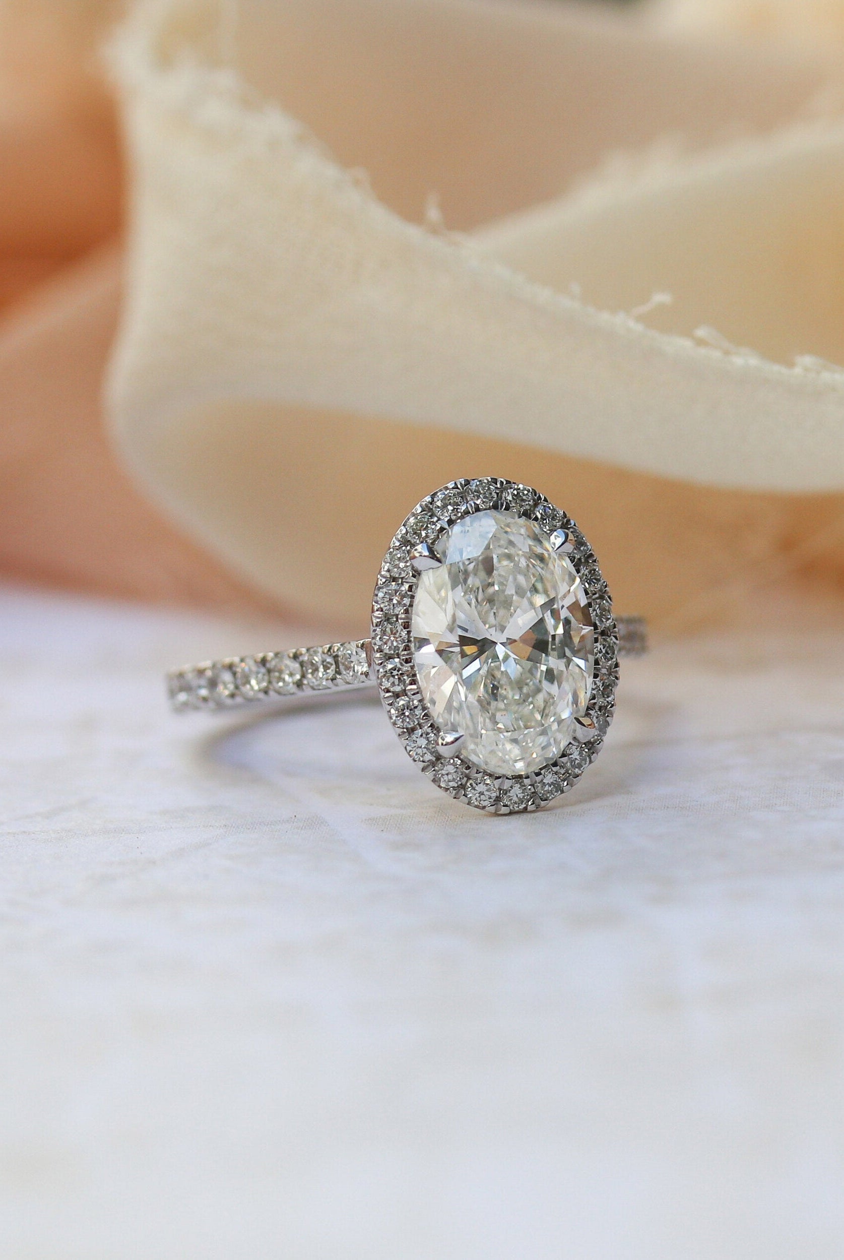 Halo Engagement Ring