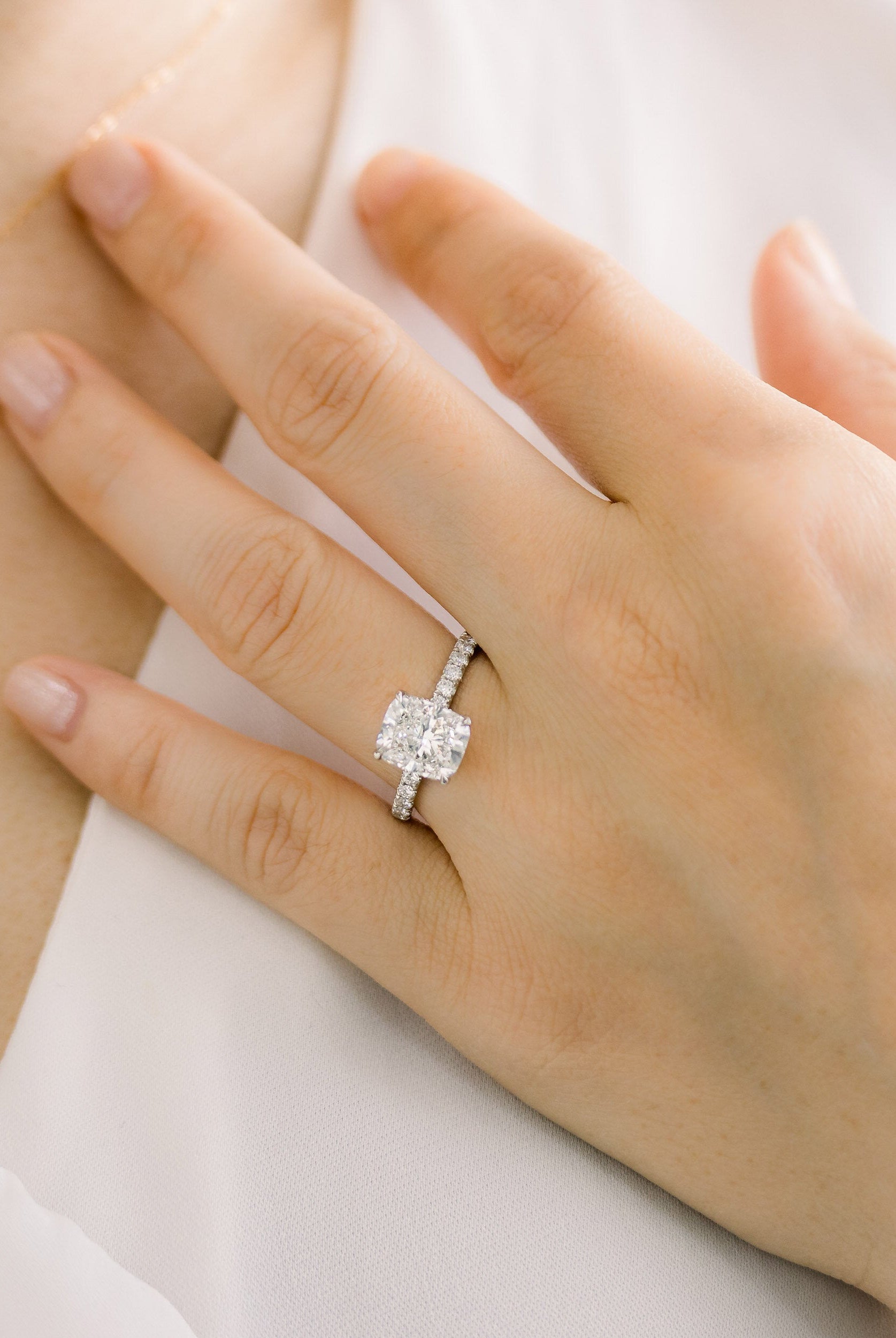 Cushion Cut Engagement Ring
