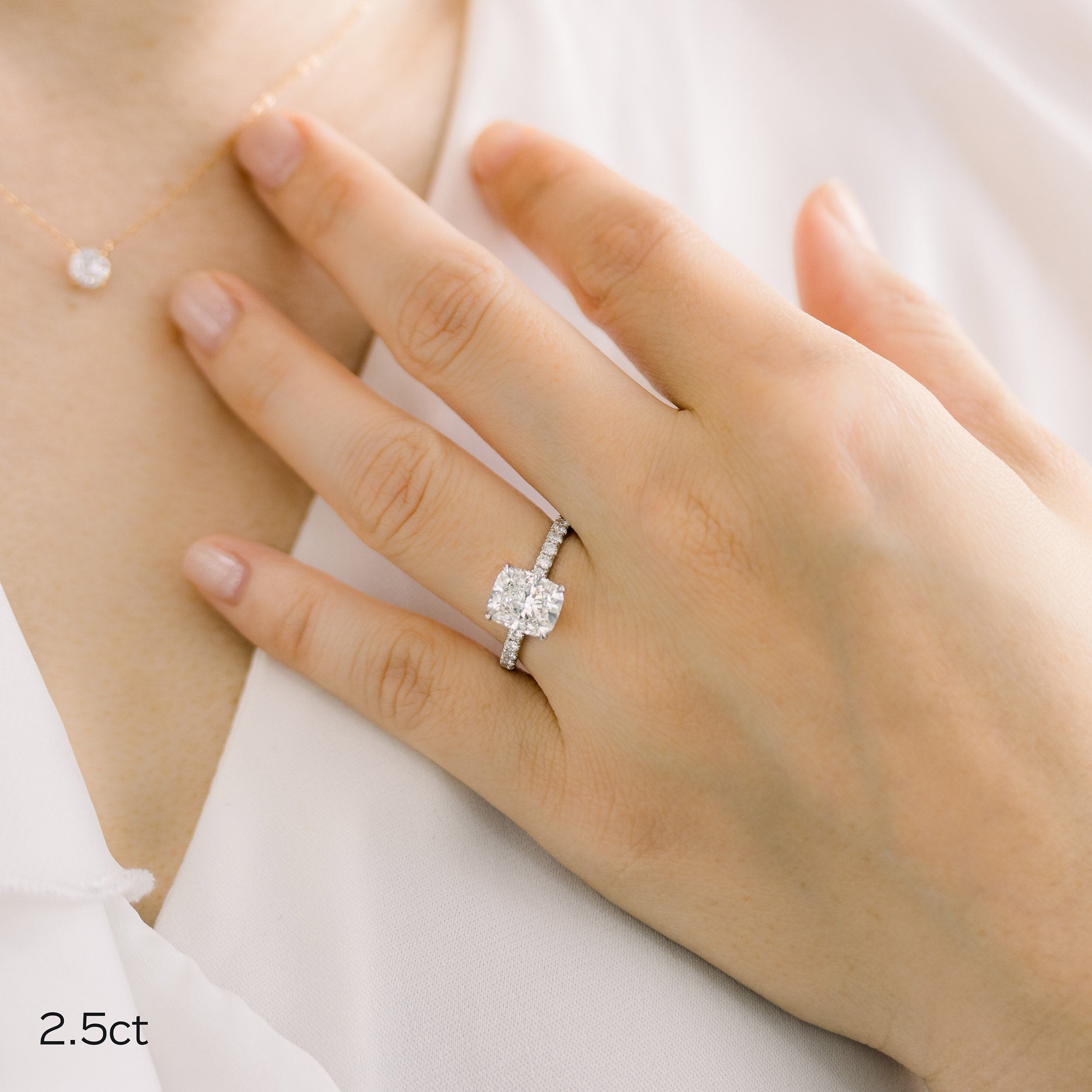 Cushion Cut Engagement Ring