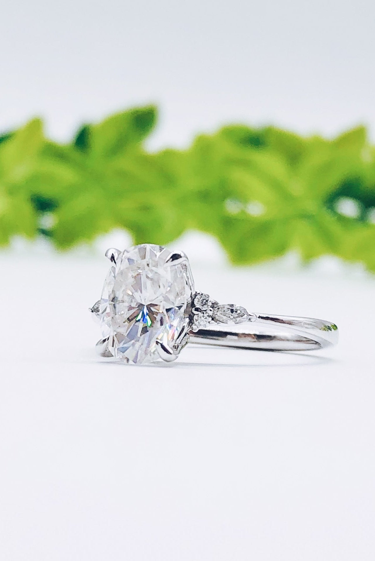 1-91-ct-oval-cut-cluster-moissanite-engagement-ring