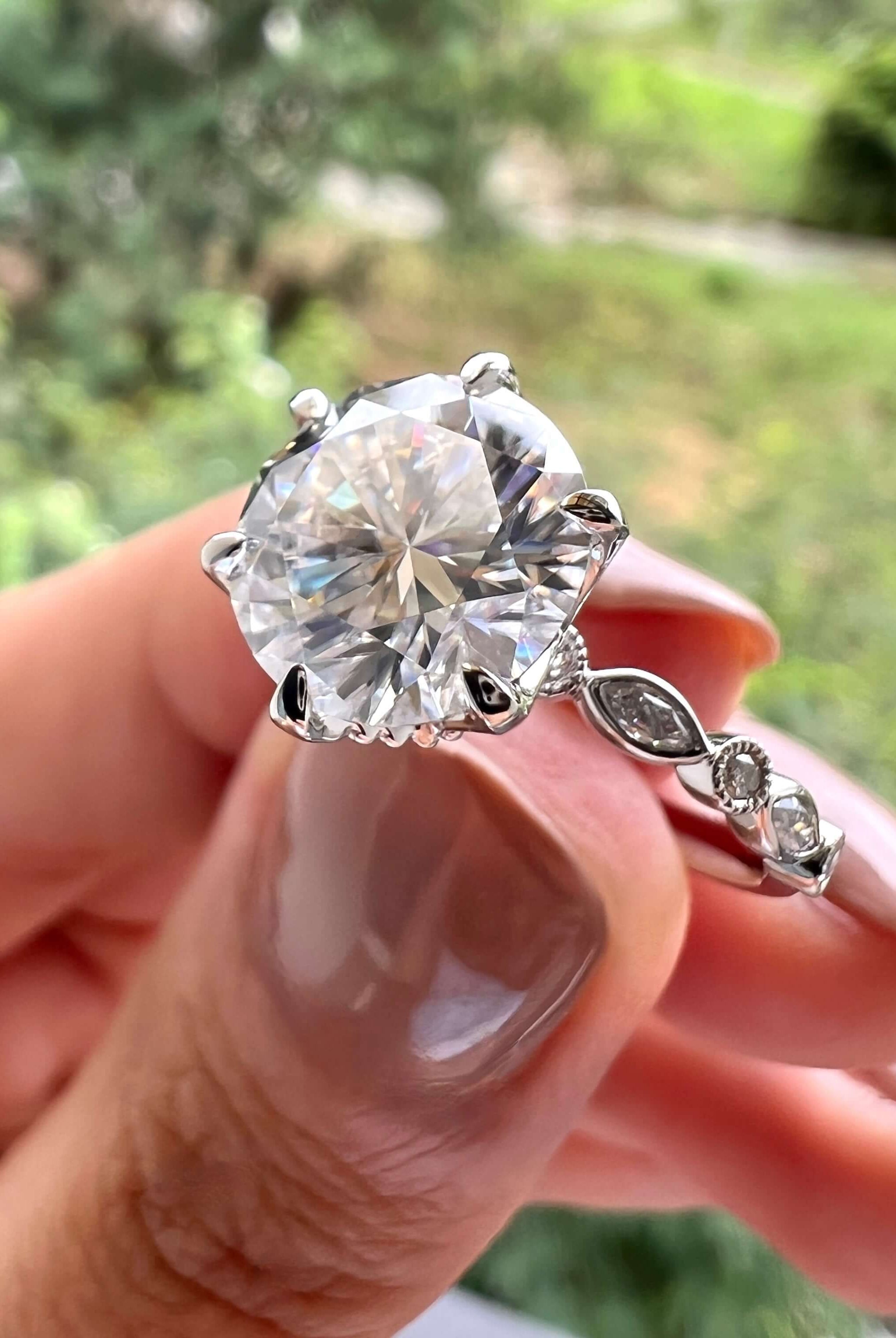 round-cut-pave-moissanite-engagement-ring