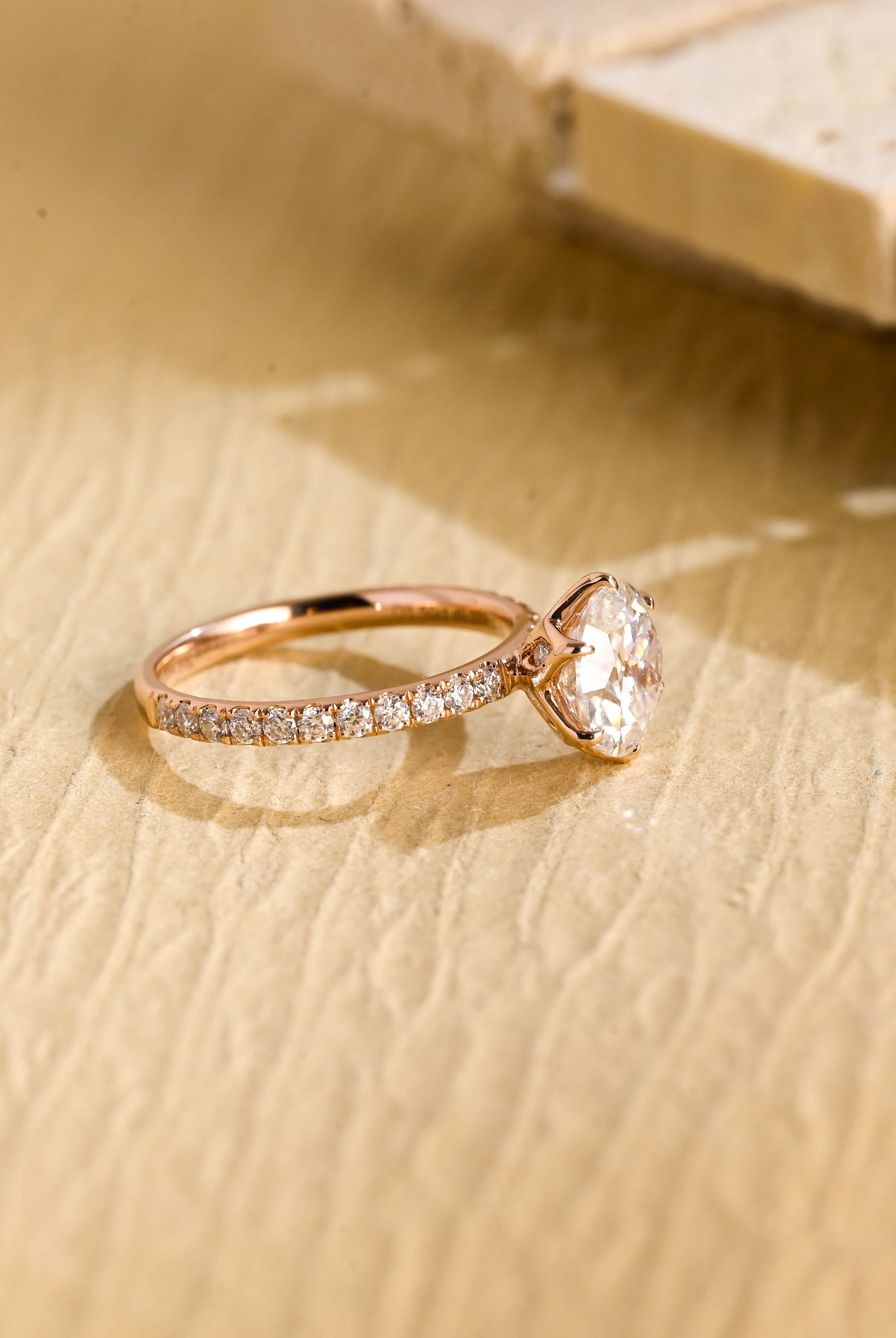 Moissanite Engagement Ring for Women
