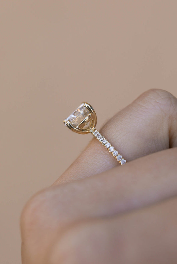 Classic Round Moissanite Ring