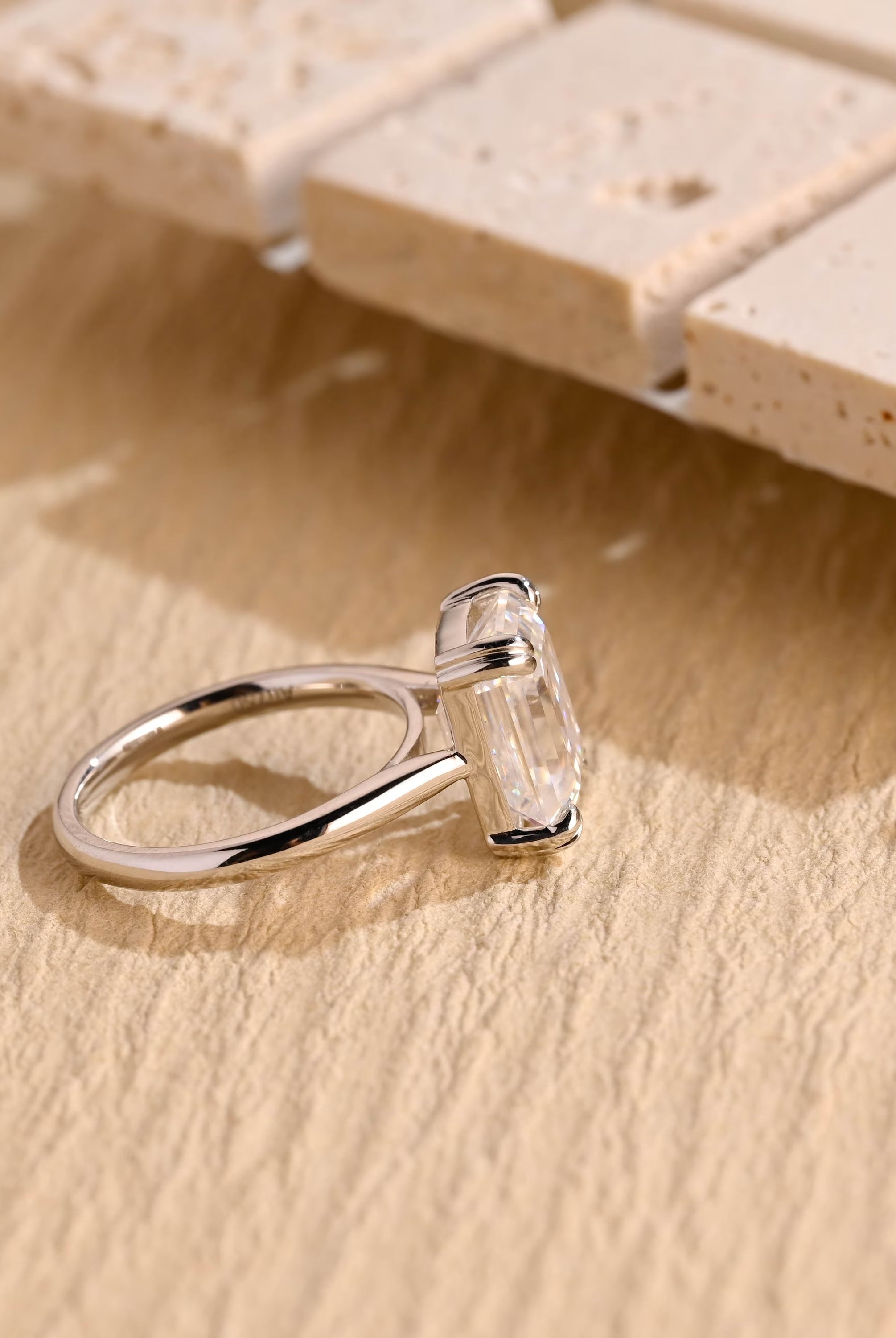 Moissanite Diamond Ring