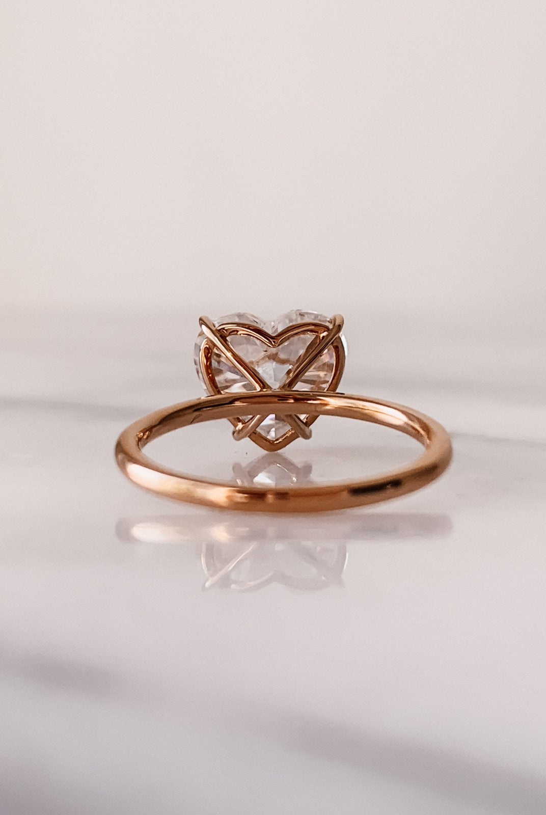 Heart Cut Bridal Ring
