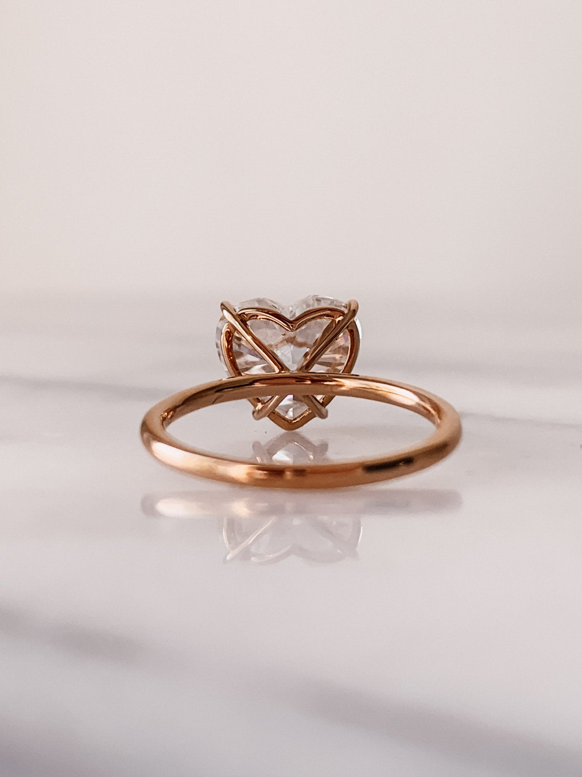 Heart Cut Bridal Ring