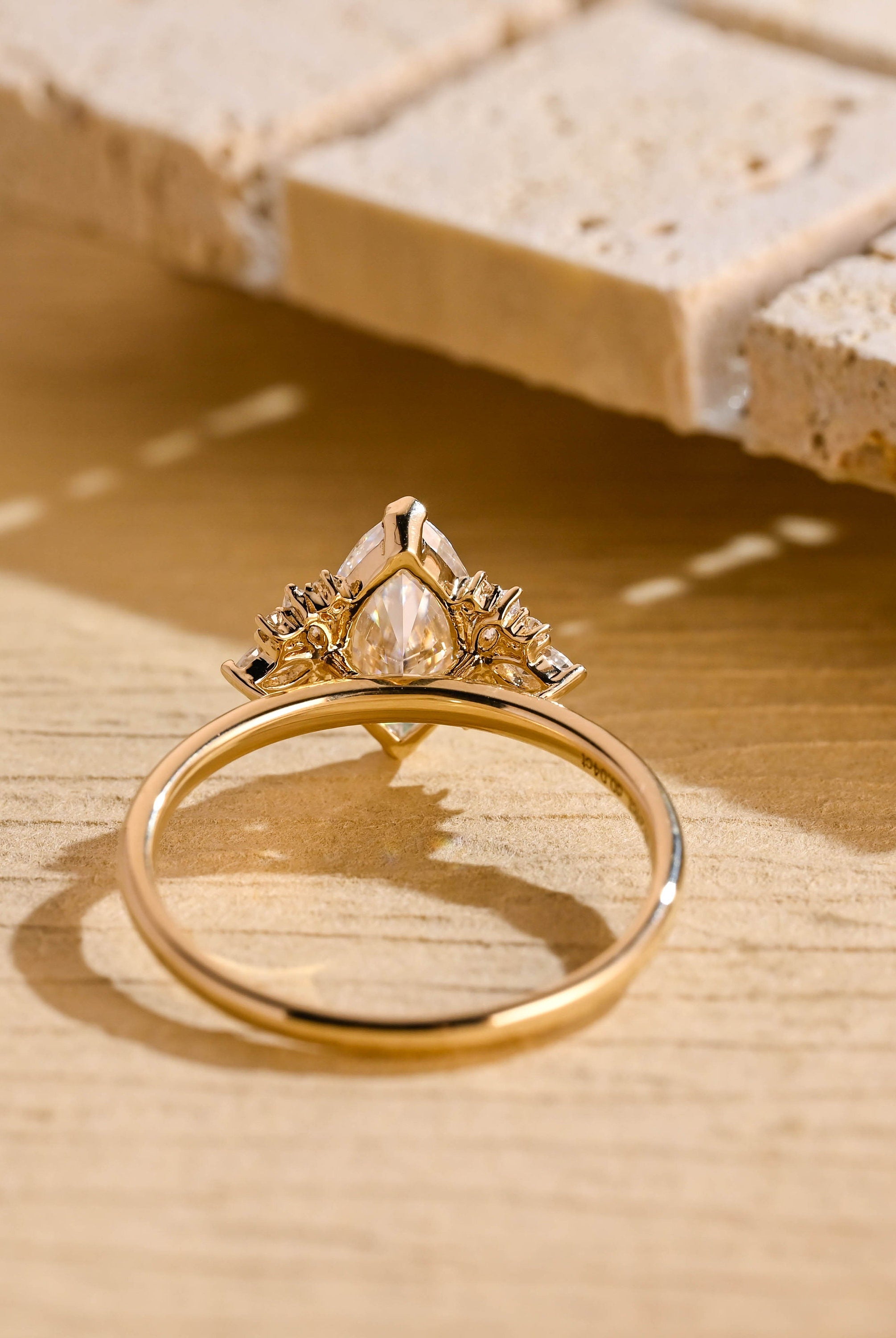 Luxury Moissanite Engagement Ring