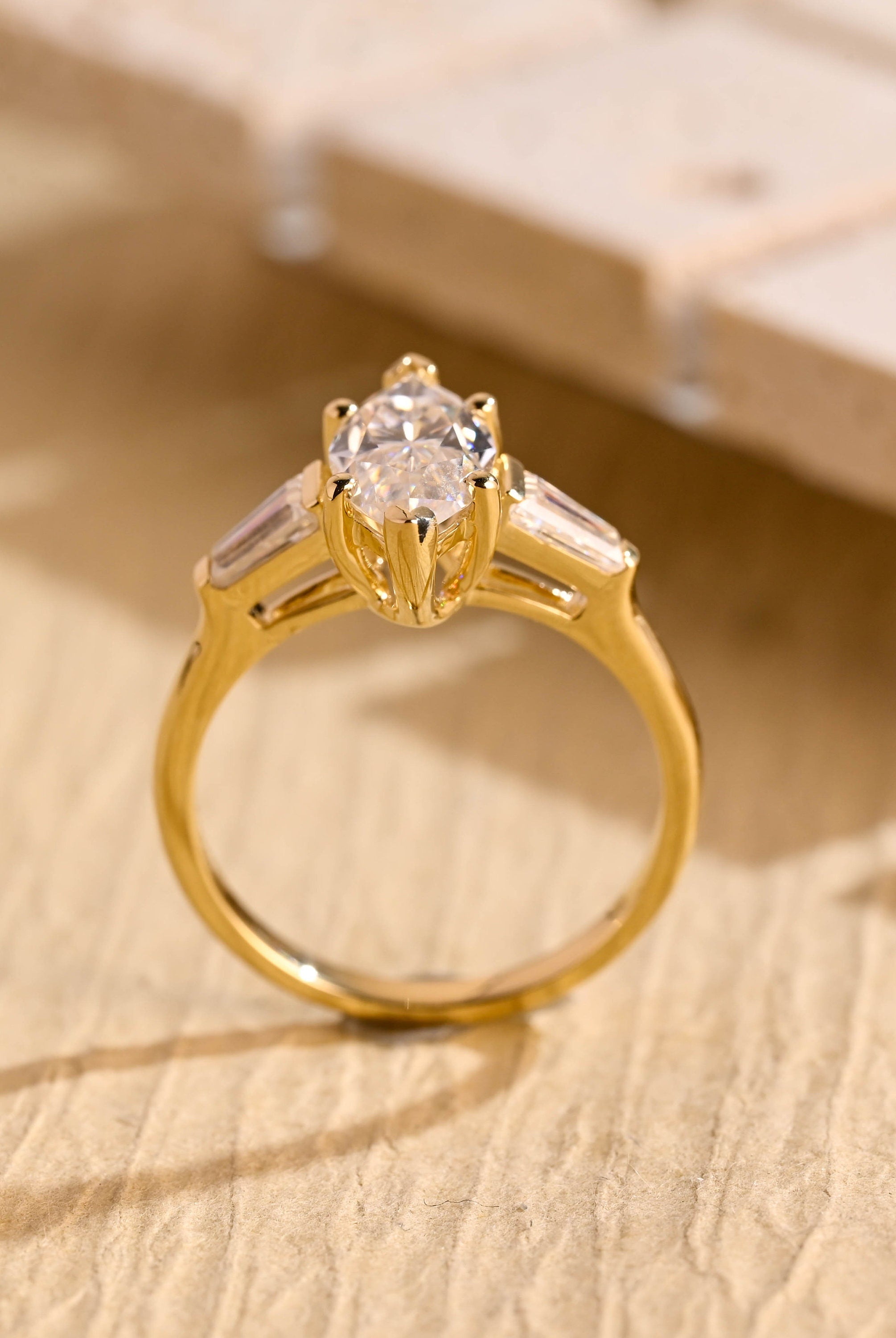 Luxury Moissanite Engagement Ring