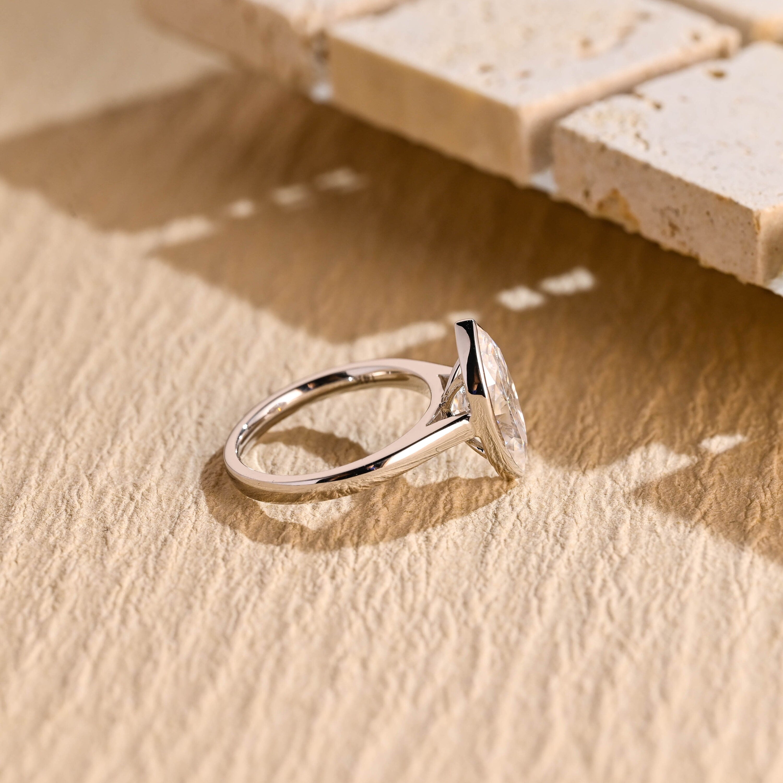 Marquise Solitaire Engagement Ring