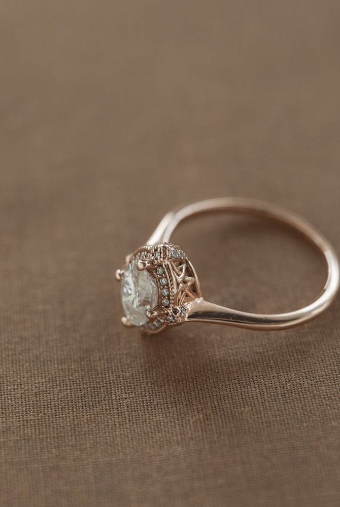 High Sparkle Moissanite Ring
