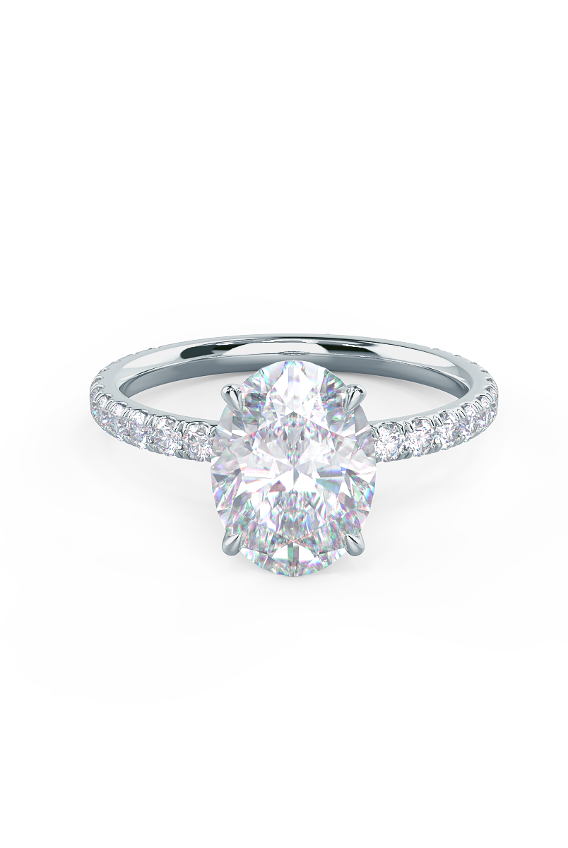 Moissanite Engagement Ring for Her