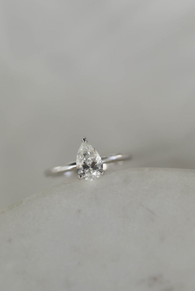 Solitaire Moissanite Ring