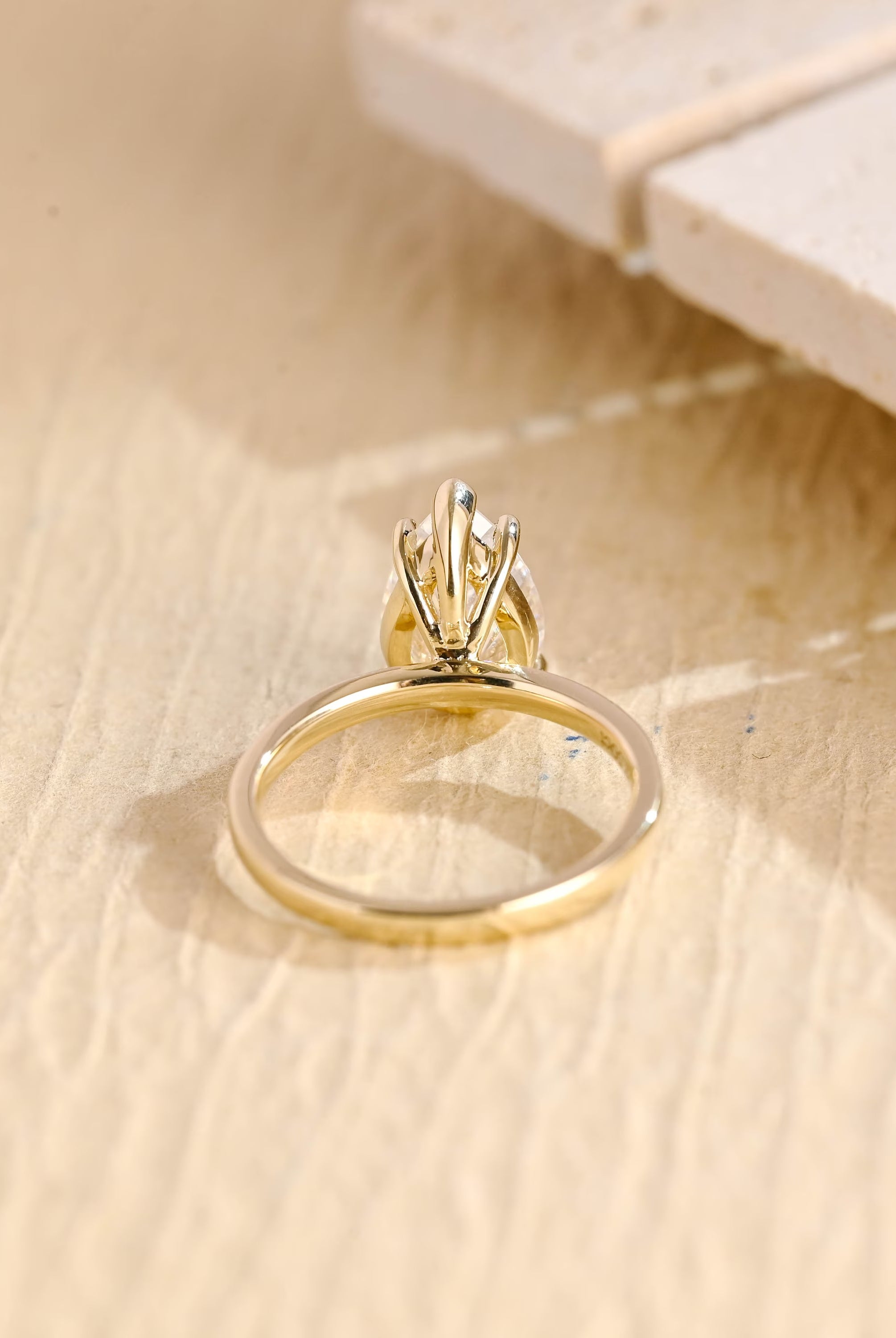 Moissanite Diamond Engagement Ring