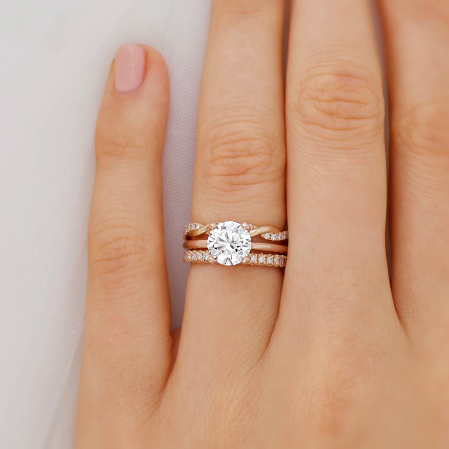 Classic Moissanite Engagement Ring