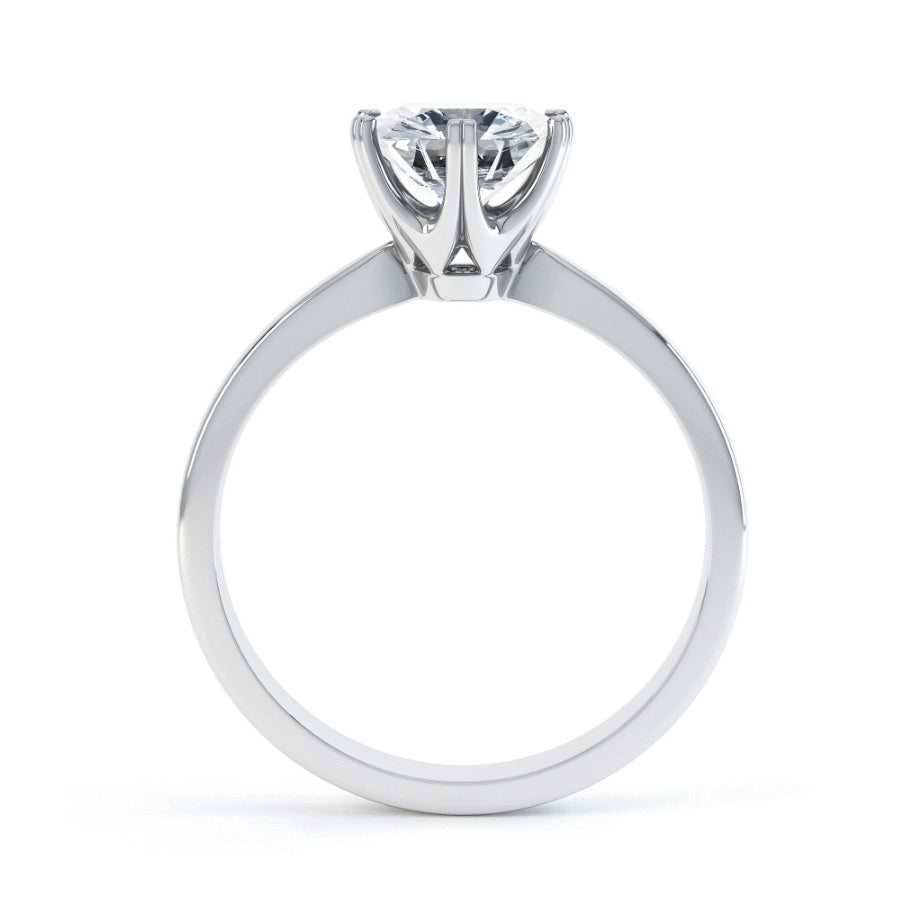 Affordable Moissanite Engagement Ring