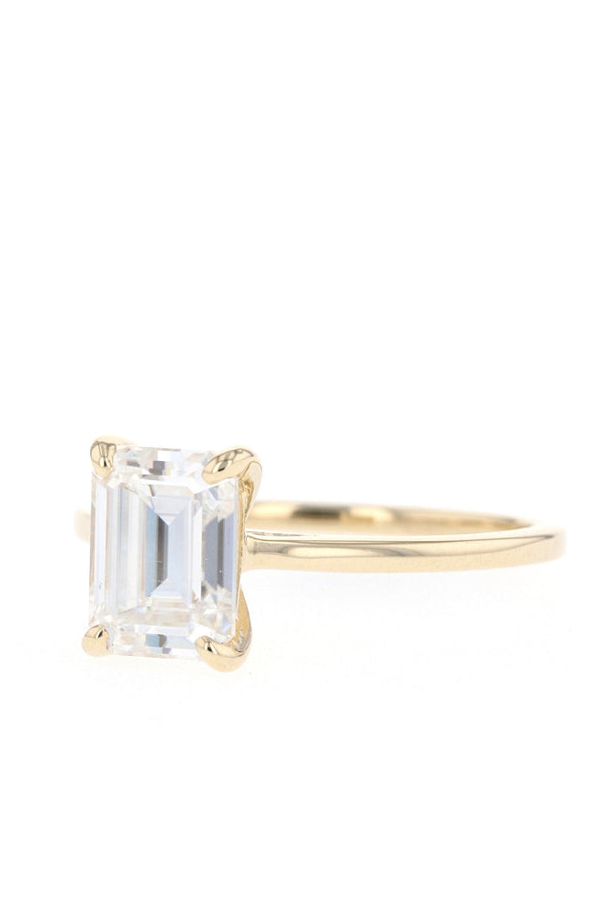 Emerald Stone Engagement Ring