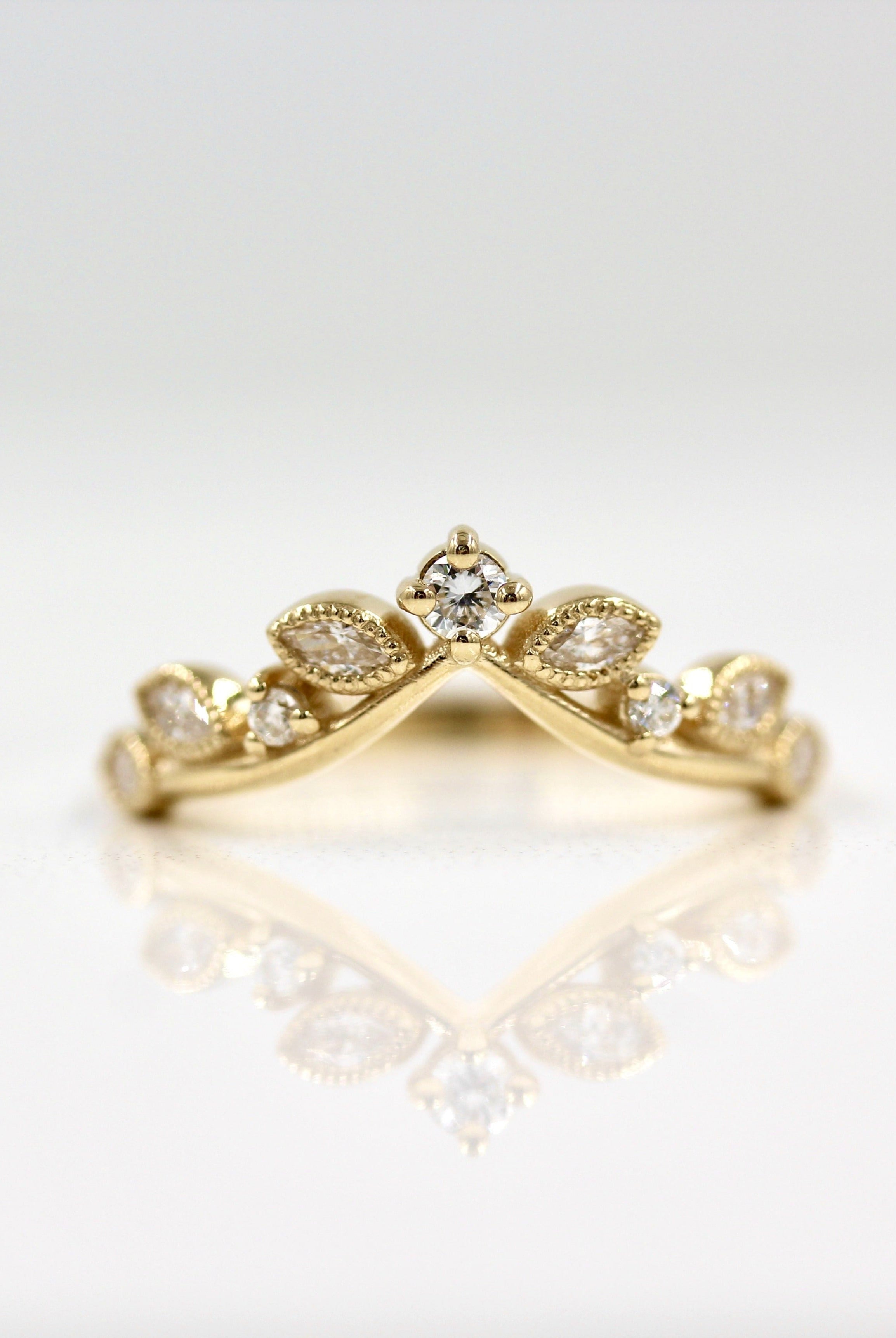 0-21-tcw-round-cut-milgrain-curved-moissanite-wedding-band