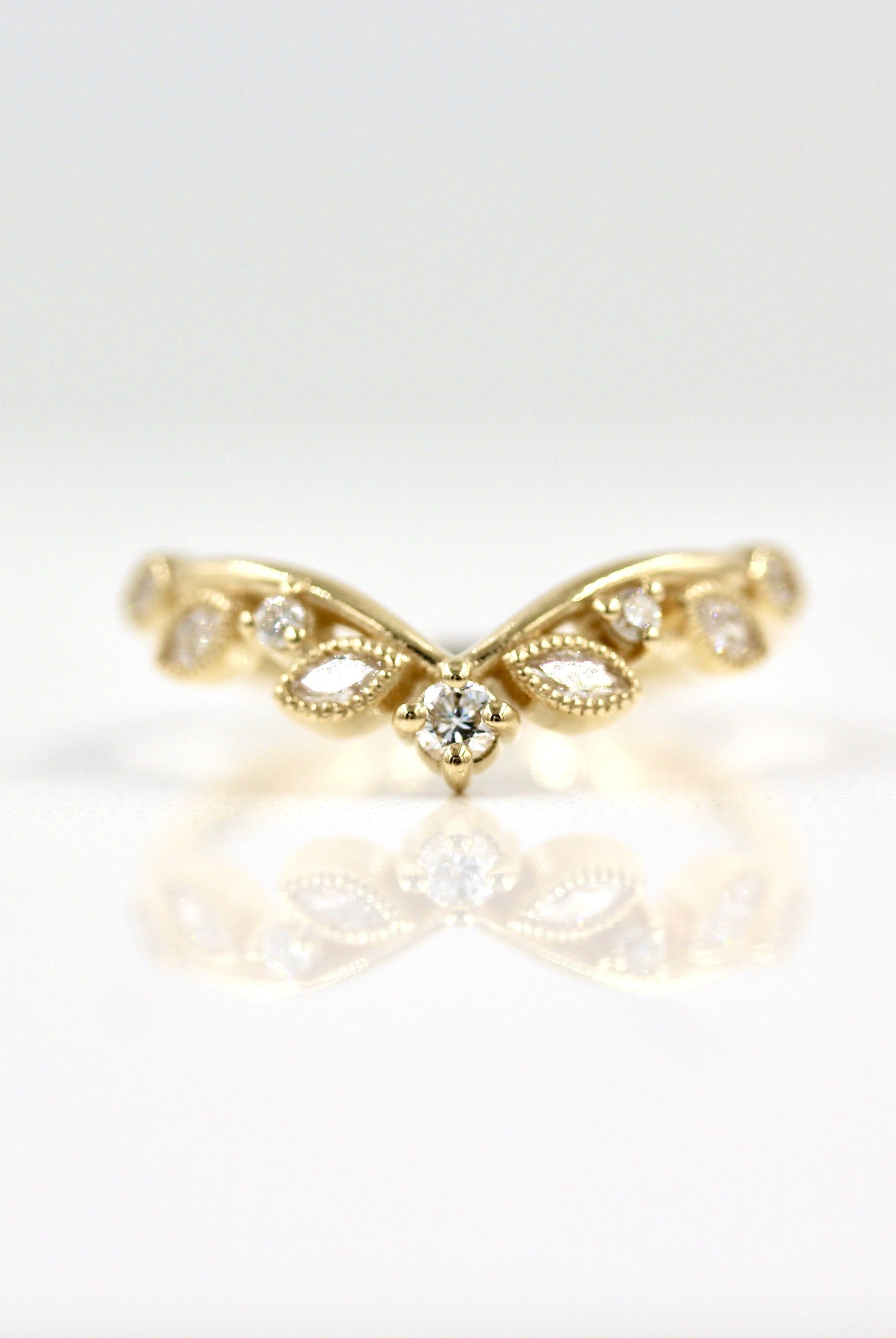0-21-tcw-round-cut-milgrain-curved-moissanite-wedding-band