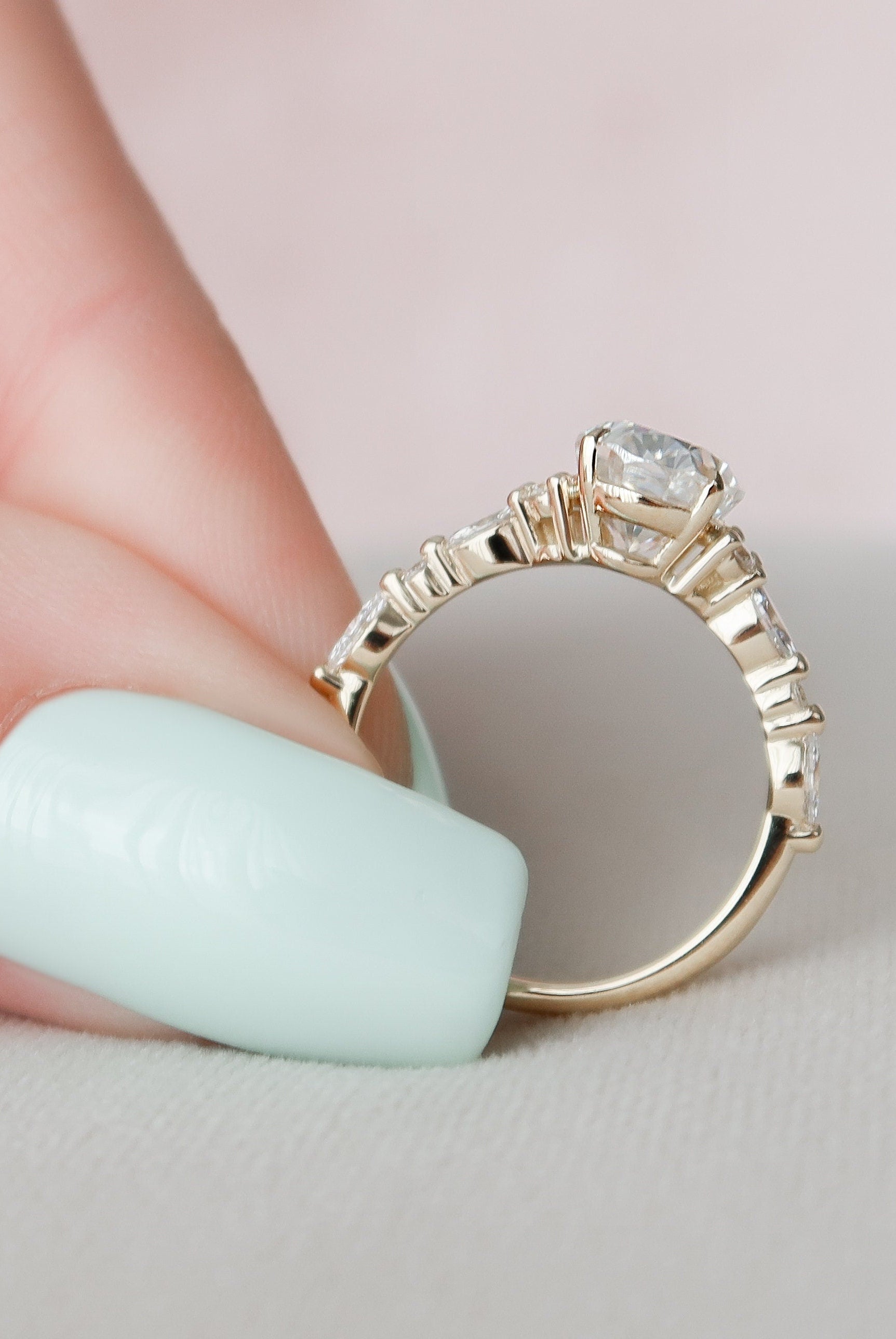 Oval Engagement Ring for Women