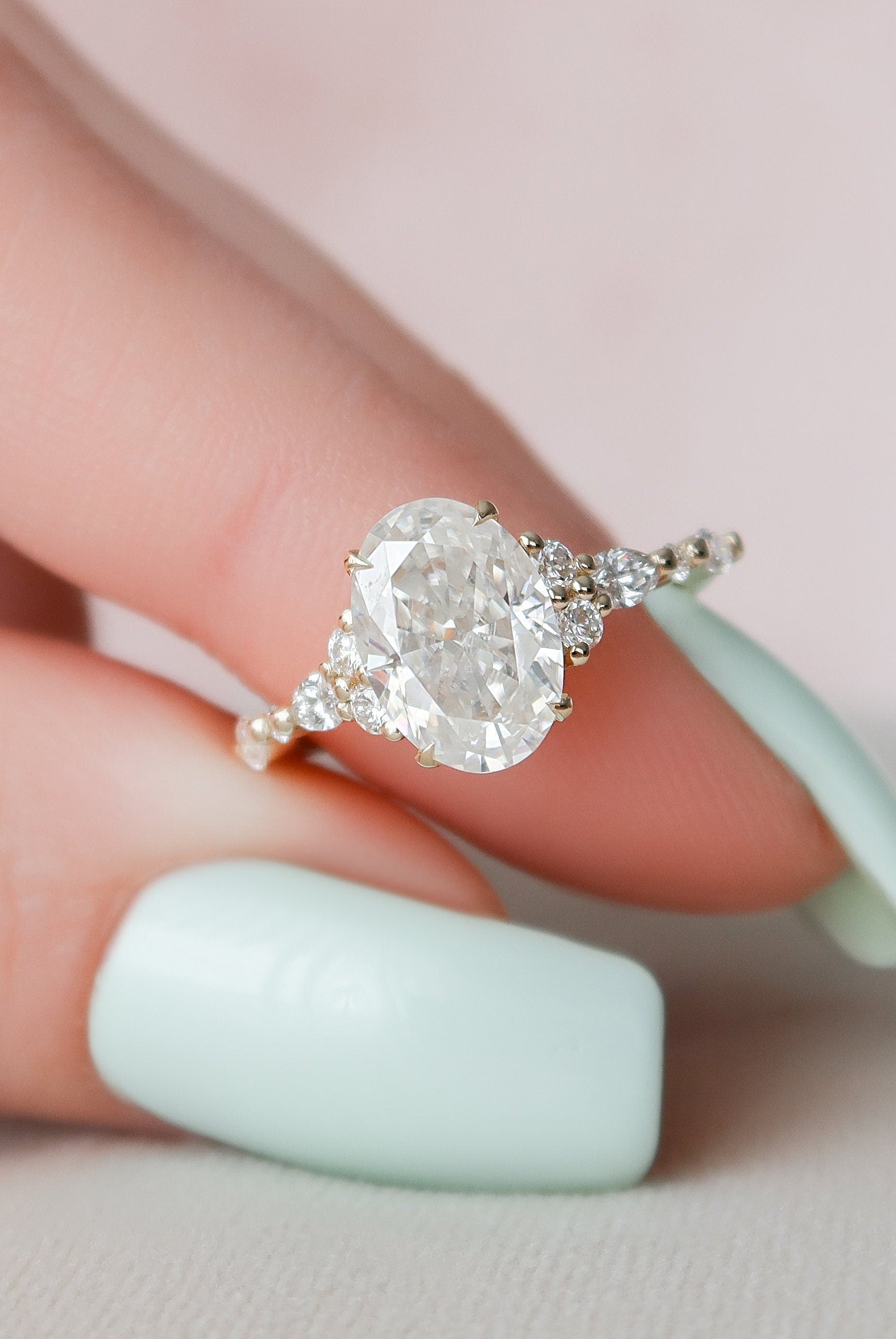 Oval Bridal Ring