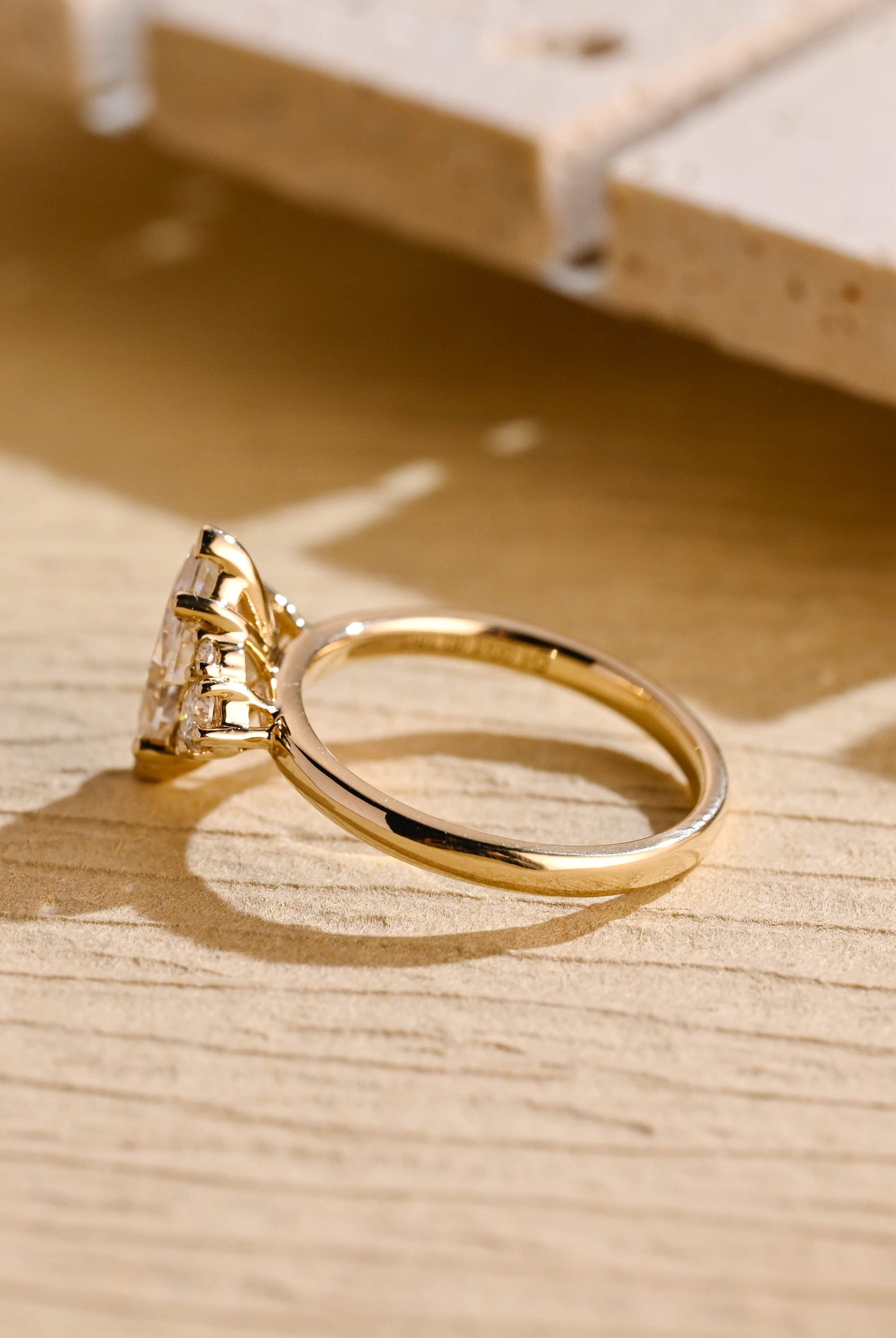 Luxury Moissanite Engagement Ring