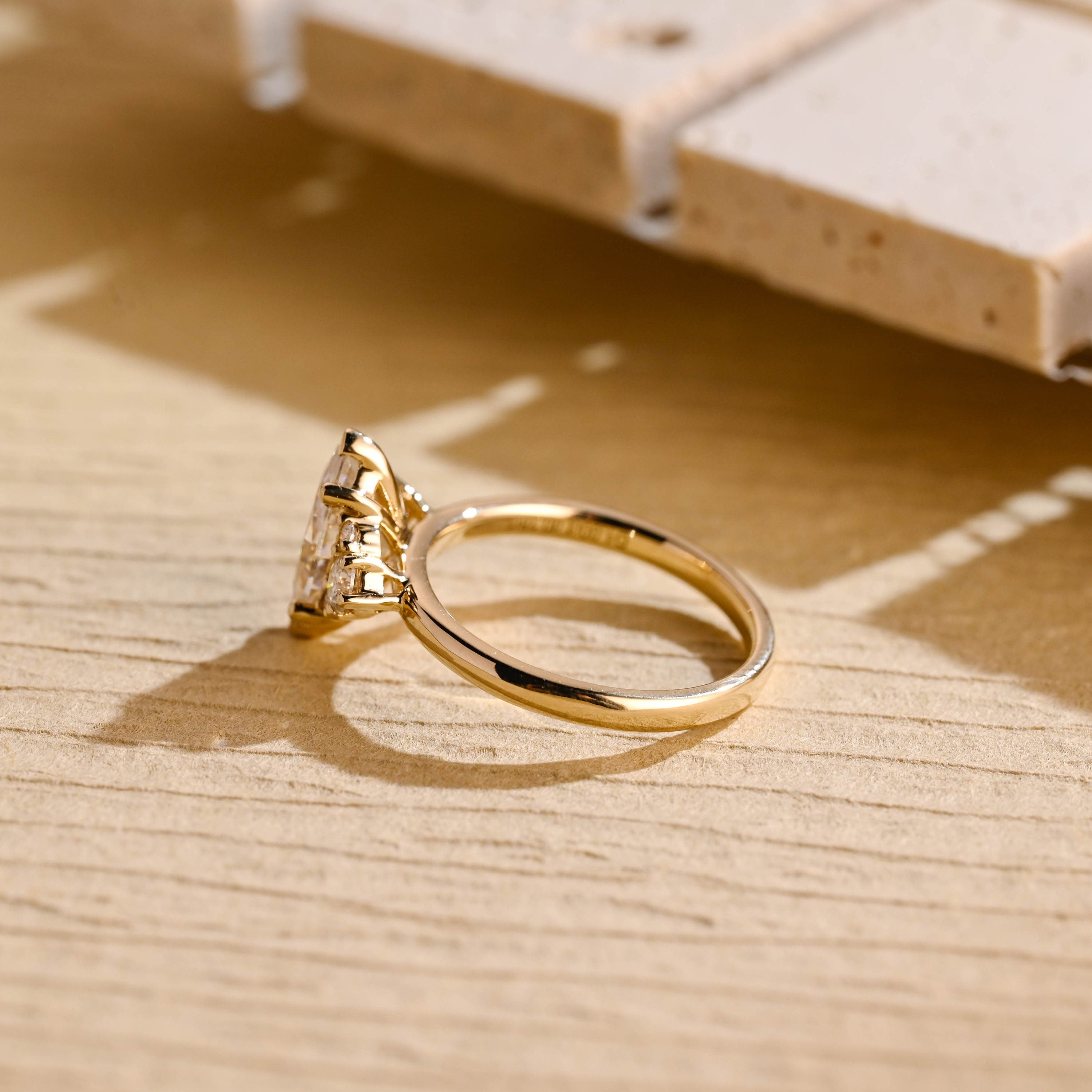 Luxury Moissanite Engagement Ring