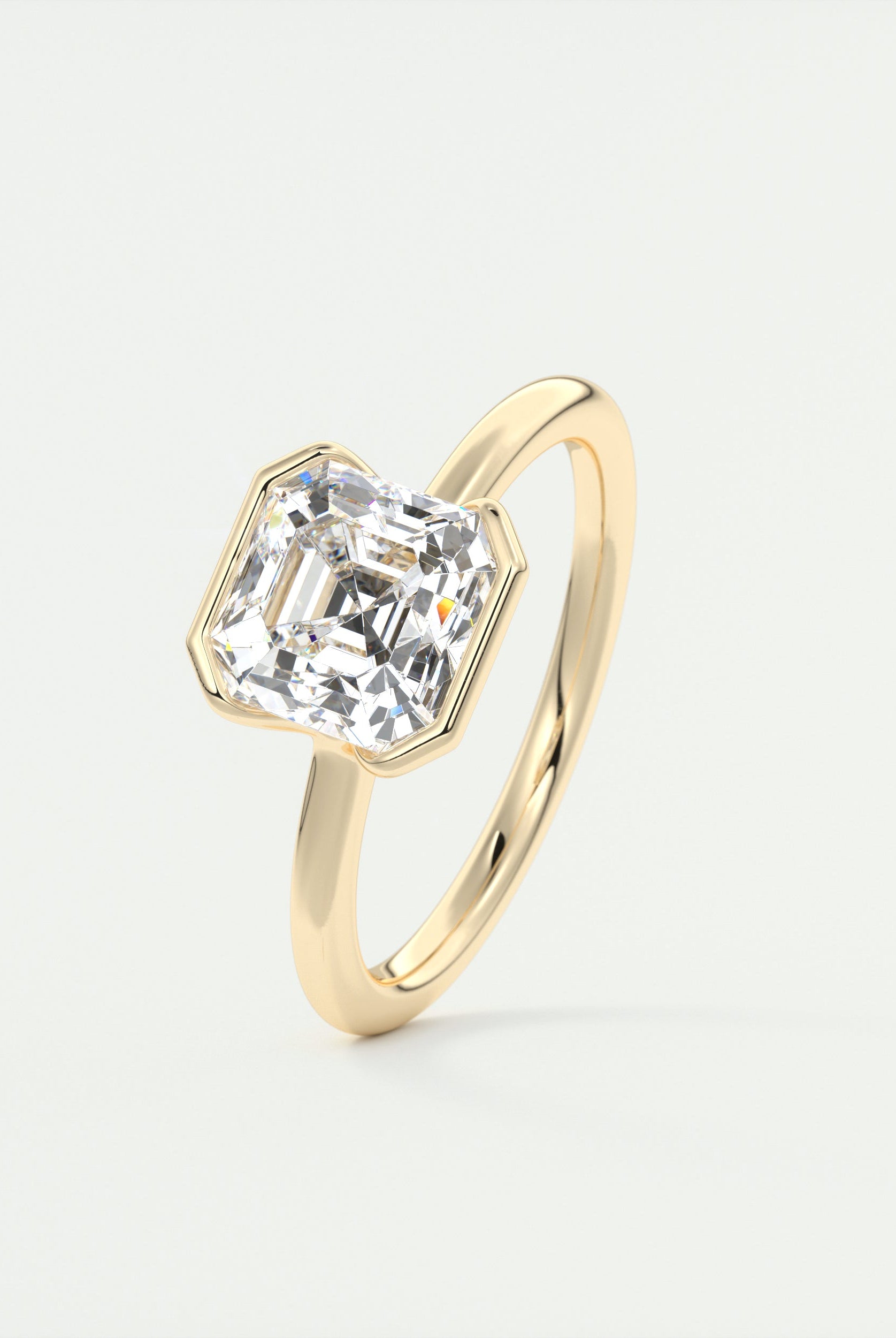 Geometric Engagement Ring