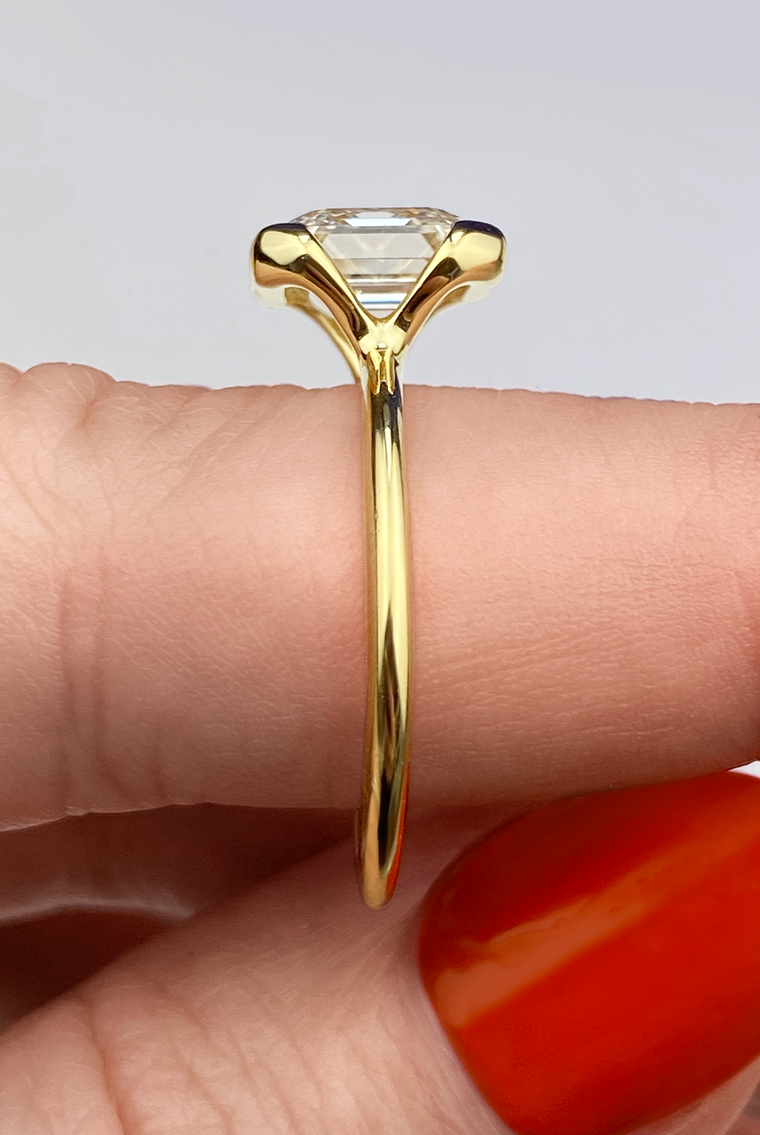 Geometric Engagement Ring