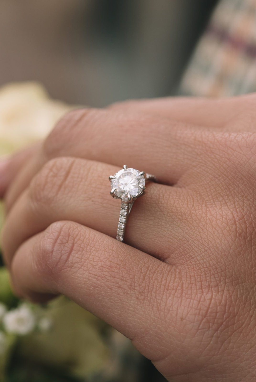 Moissanite jewelry set for wedding anniversary celebration gifts picks