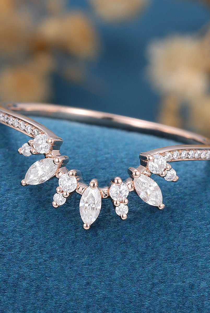2-0-ct-marquise-round-shaped-moissanite-curved-wedding-band