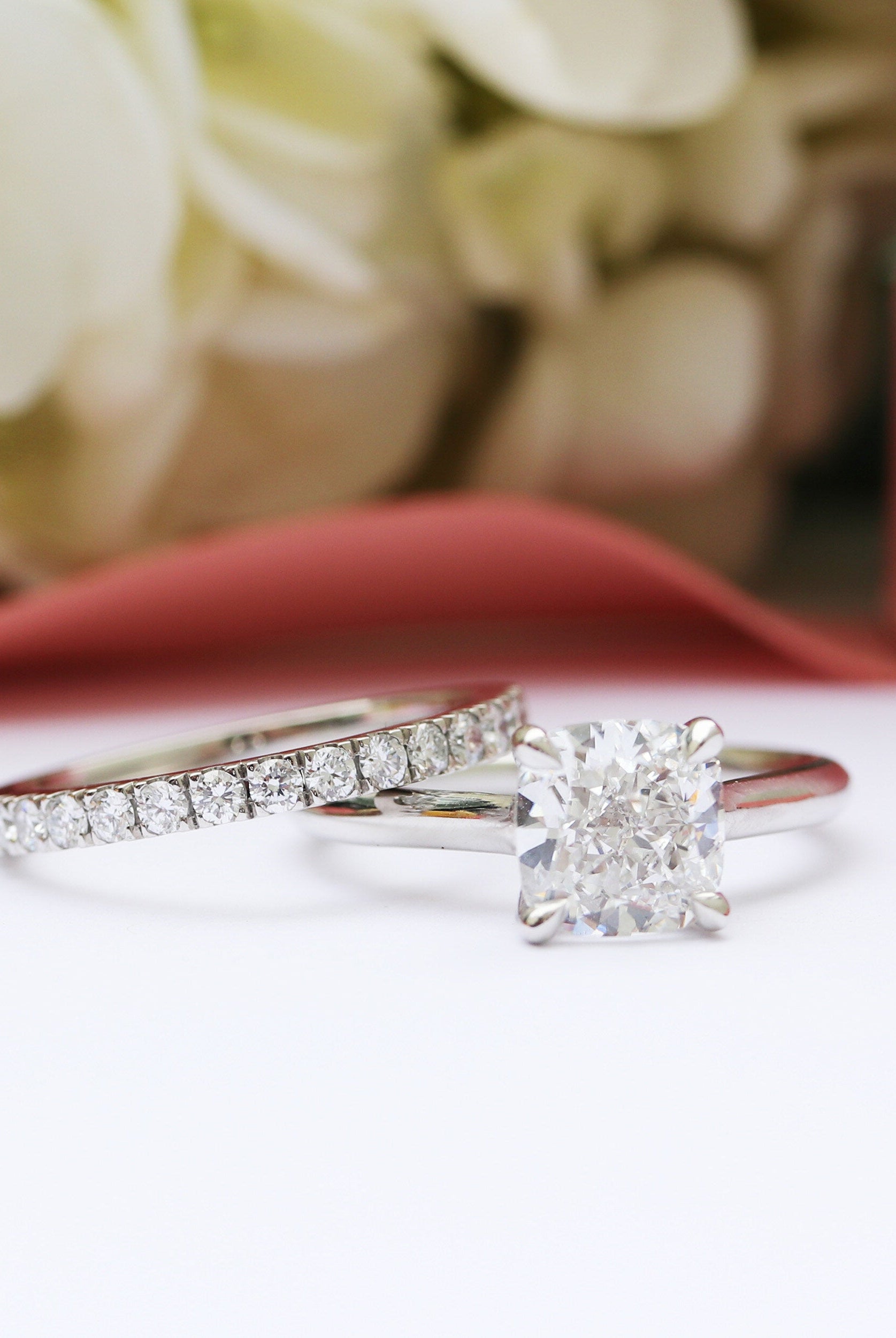 Cushion Solitaire Ring