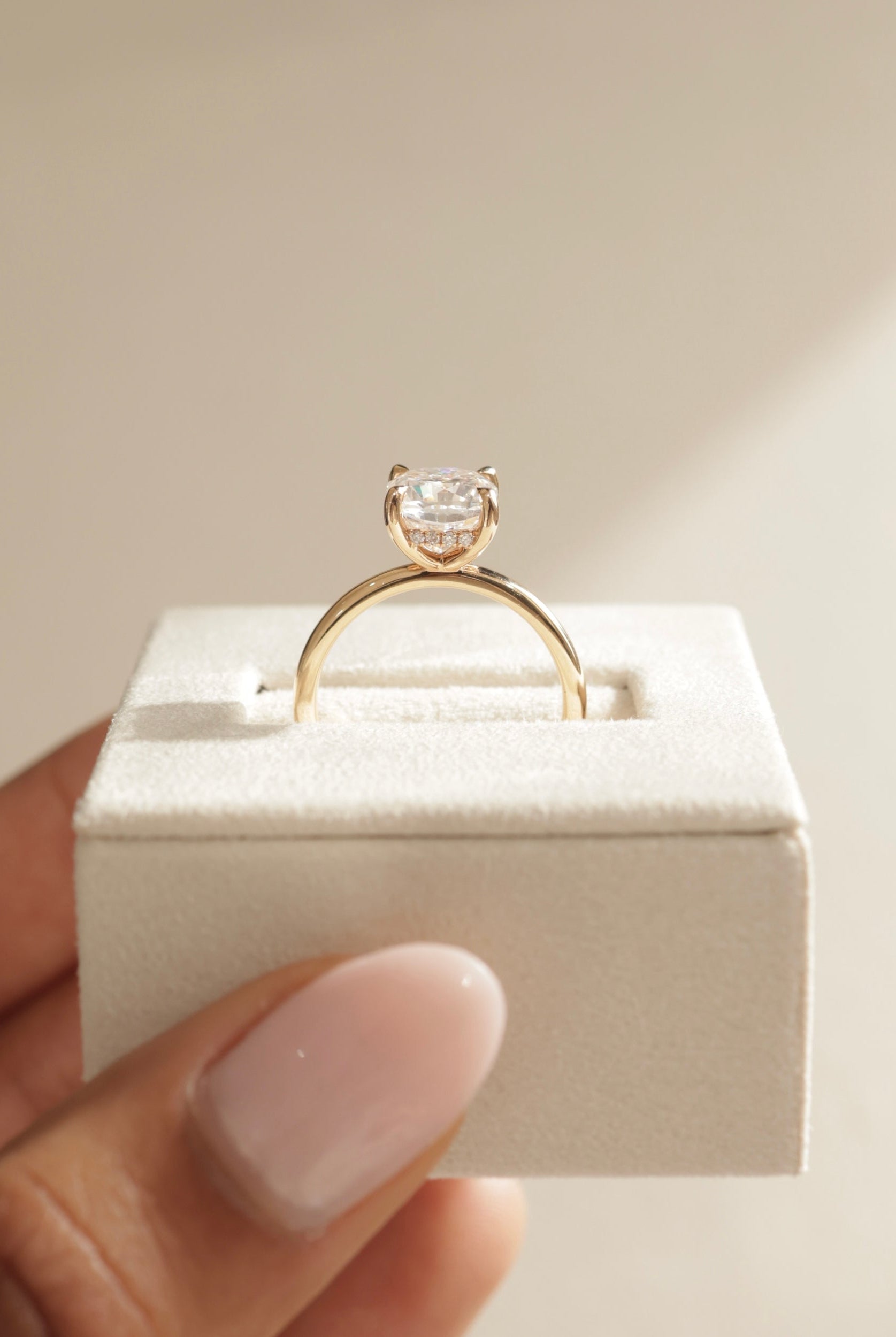 1.5 Carat Moissanite Engagement Ring