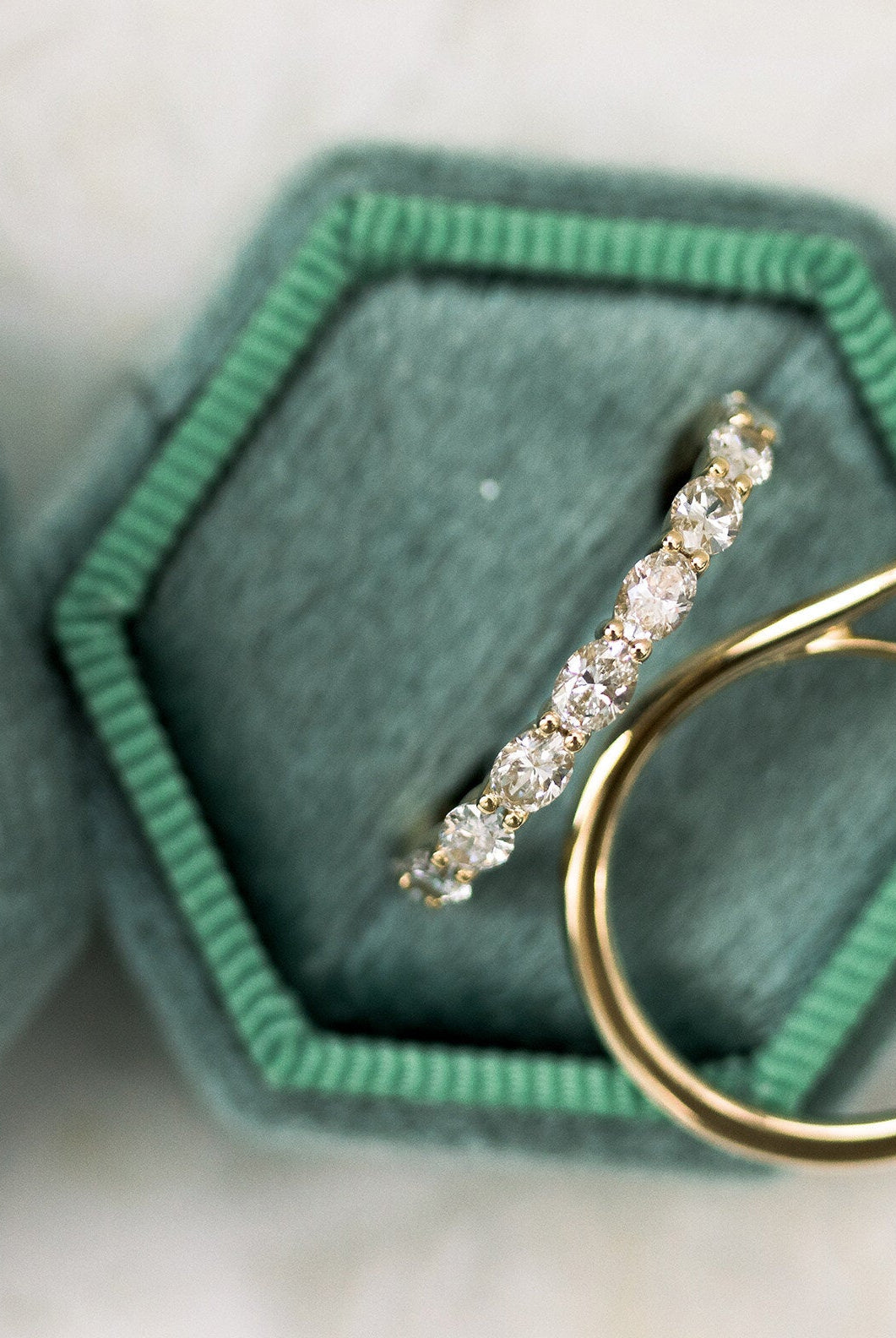 Cushion Moissanite Engagement Ring